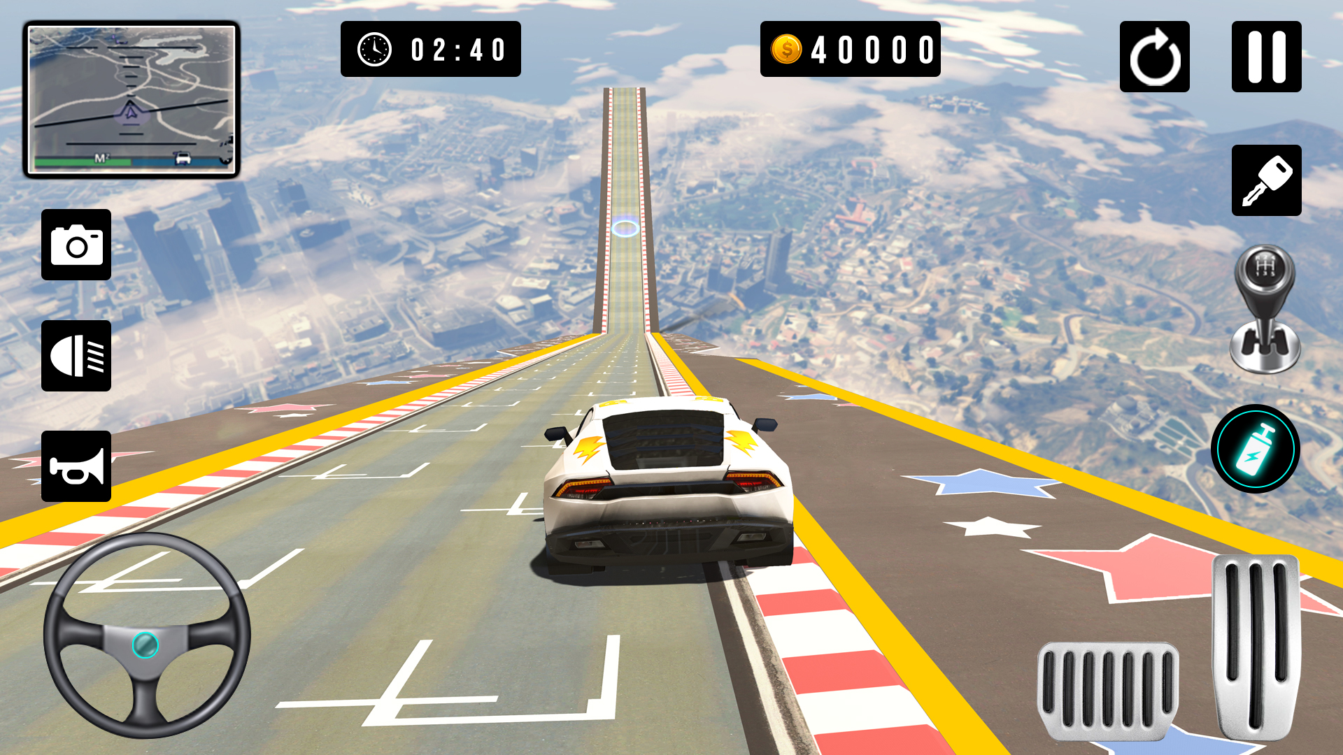اسکرین شات 2 برنامه Ramp Car Stunts - Car Games