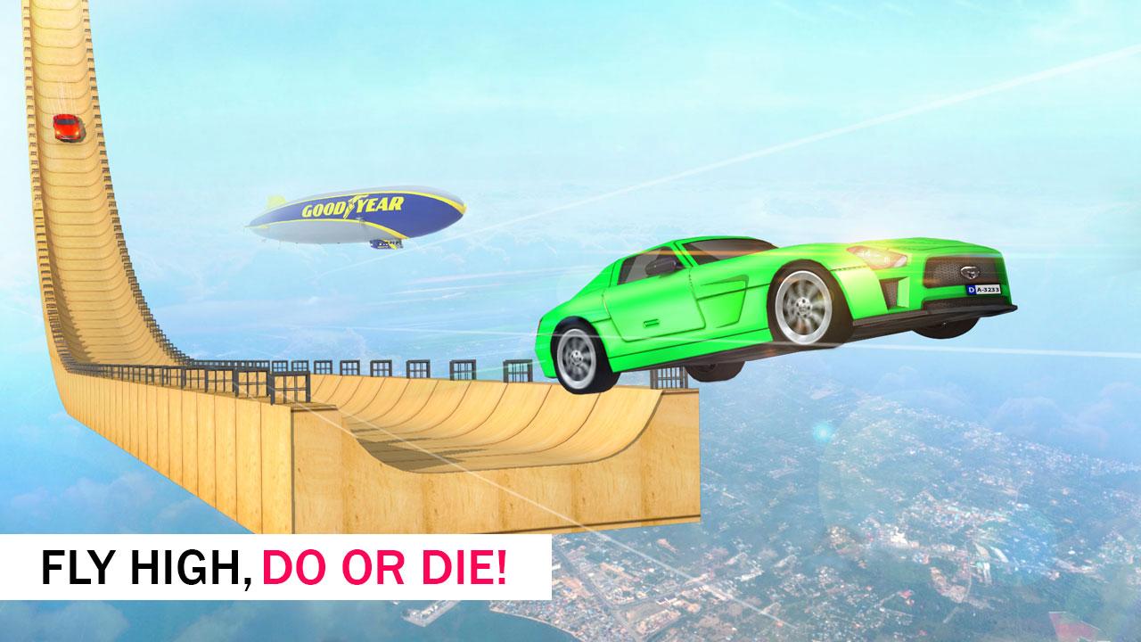 اسکرین شات 2 برنامه Ramp Car Racing - Car Games