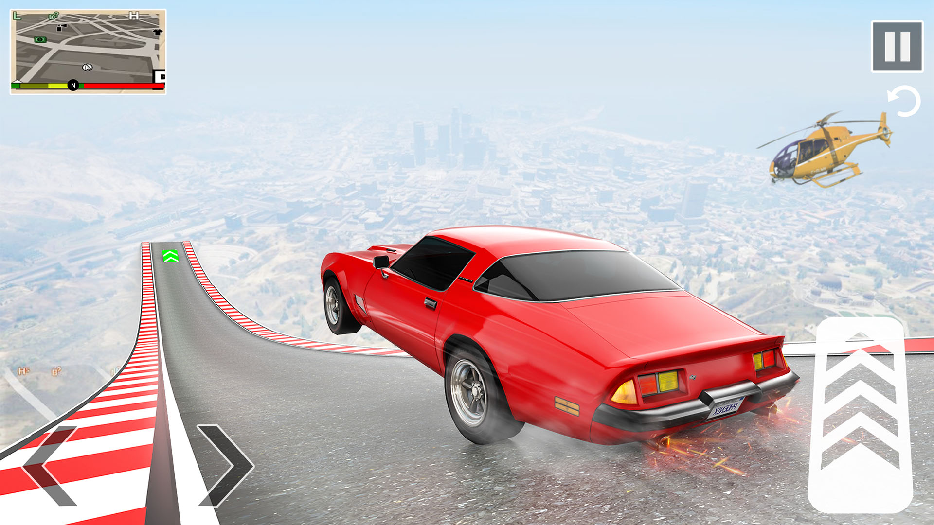 اسکرین شات 3 برنامه Car Stunt Racing - Car Games