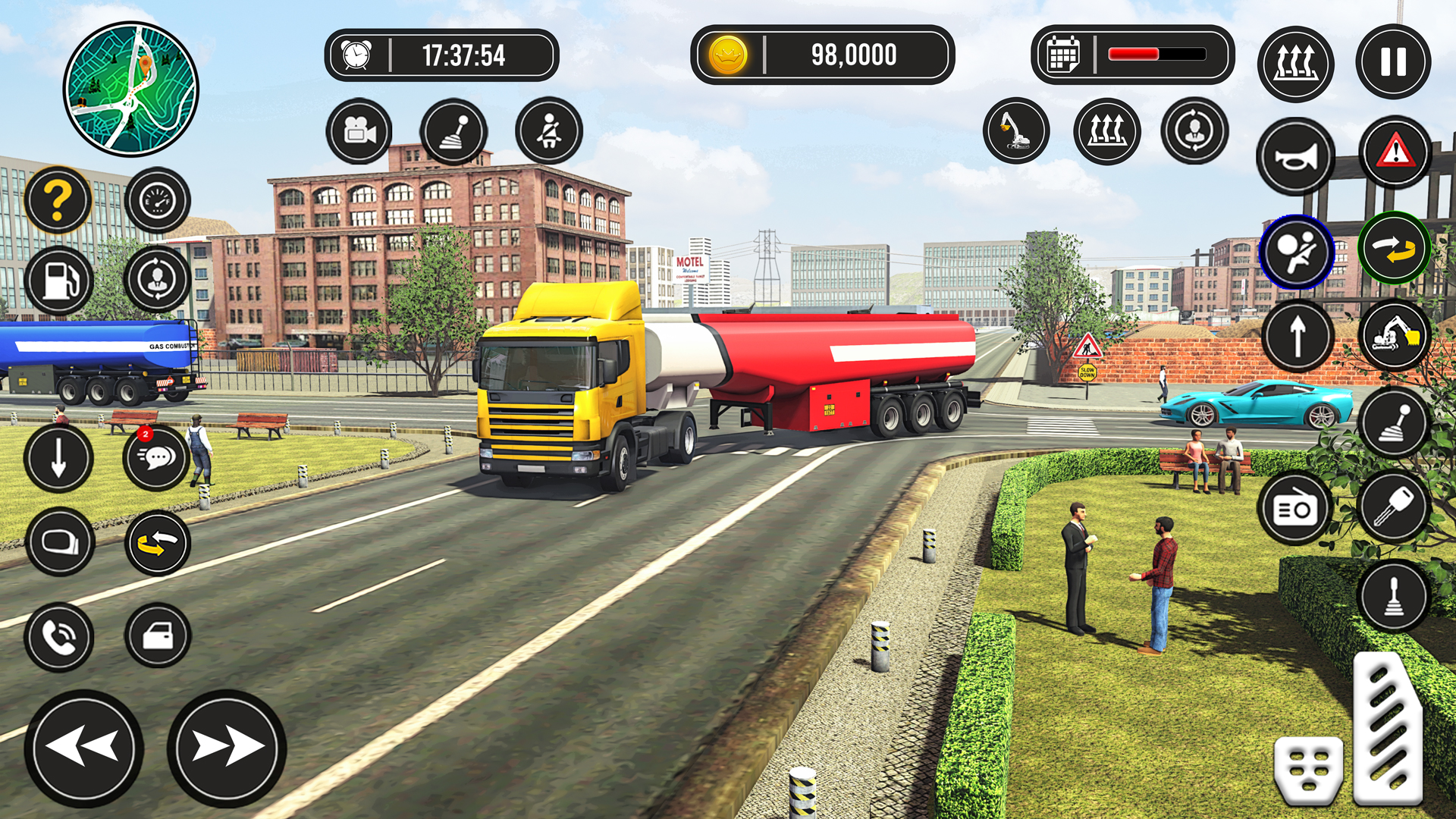 اسکرین شات 4 برنامه Truck Simulator - Truck Games