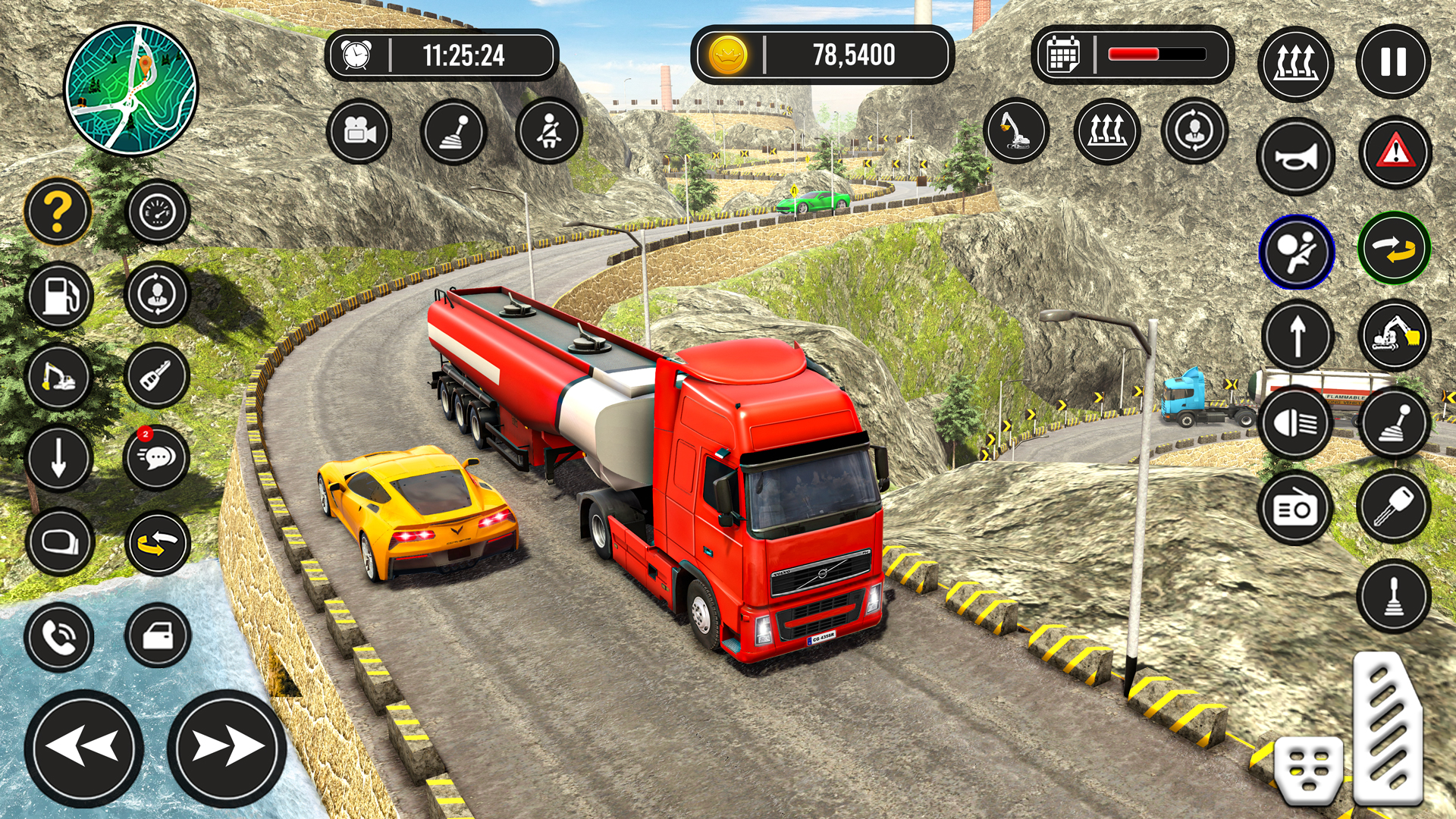 اسکرین شات 3 برنامه Truck Simulator - Truck Games