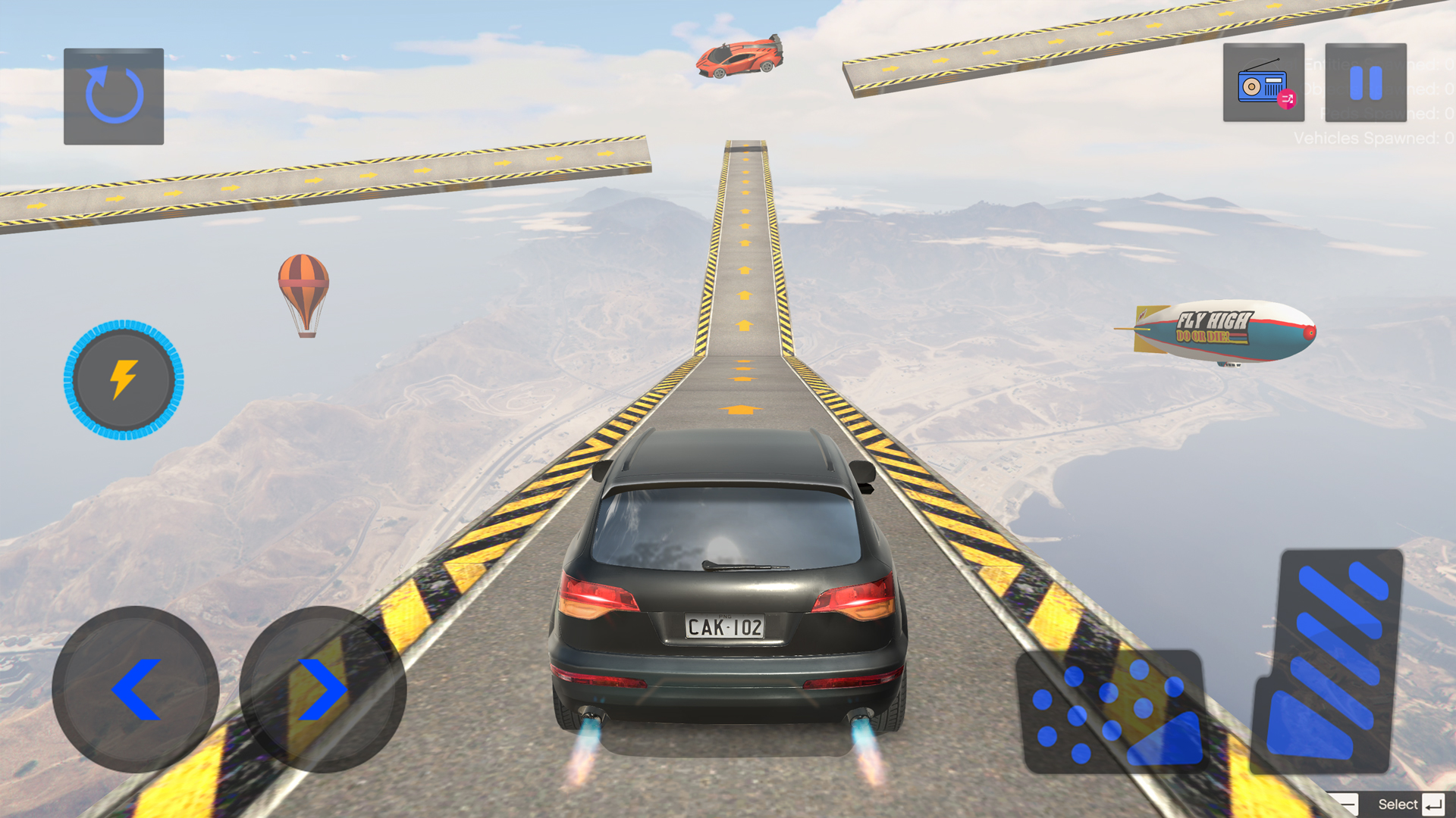 اسکرین شات 1 بازی Car Games - Crazy Car Stunts