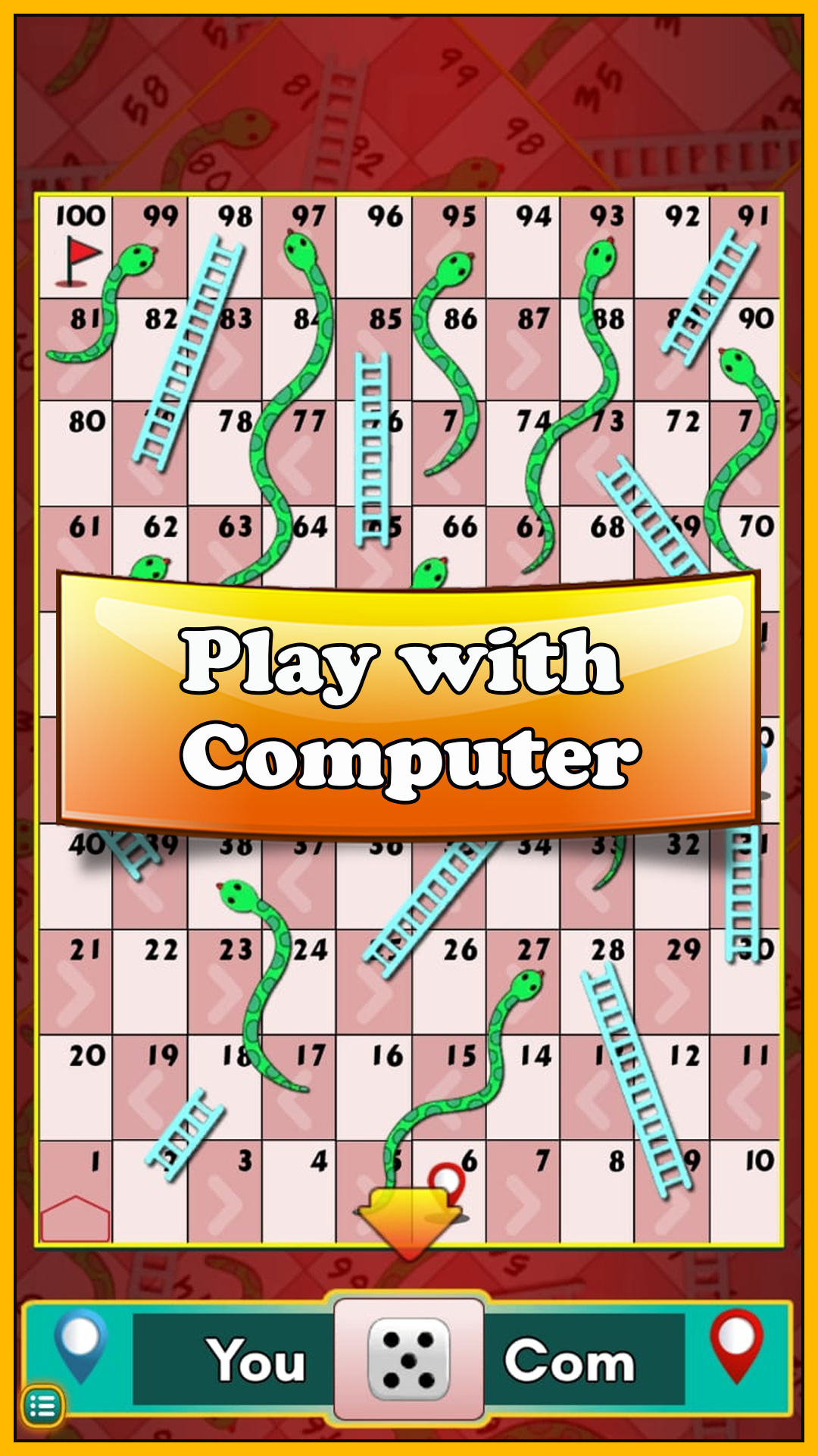 اسکرین شات 5 بازی Snakes and Ladders King
