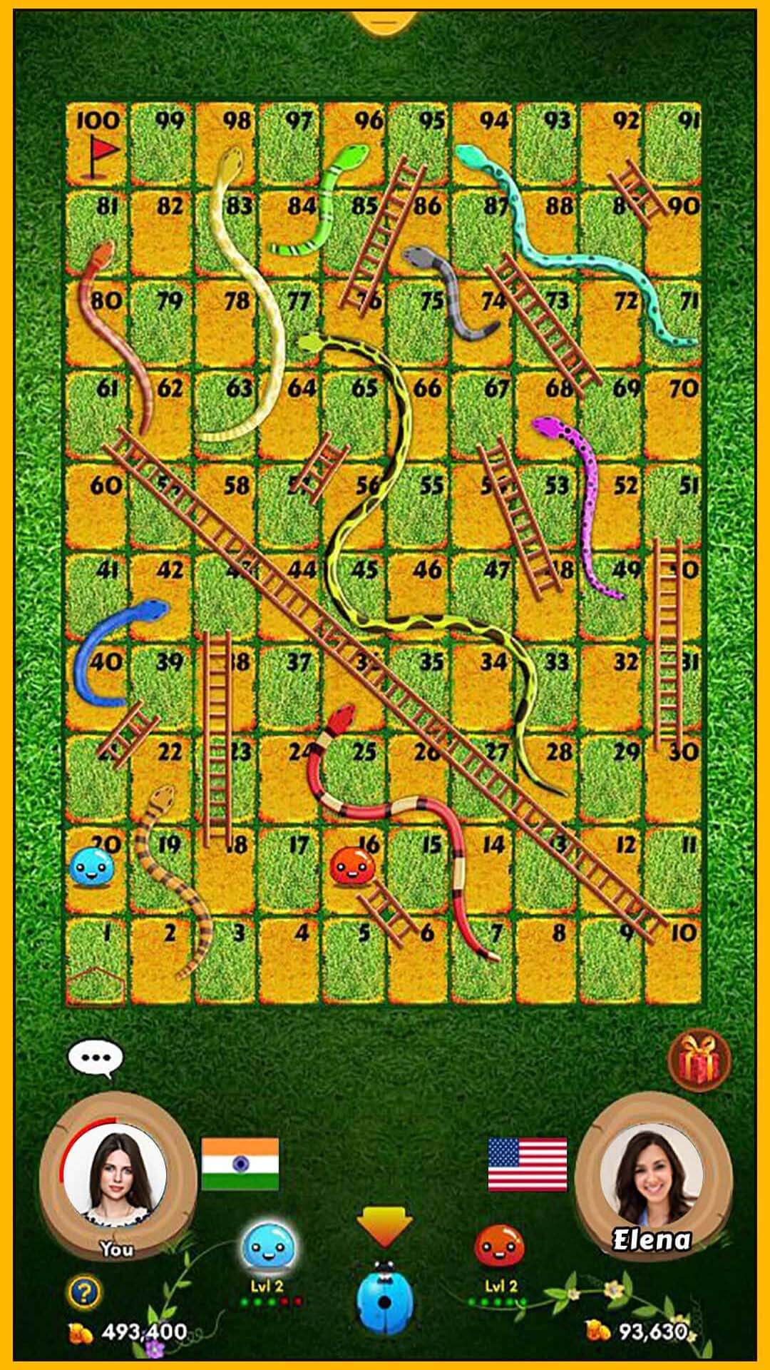 اسکرین شات 6 بازی Snakes and Ladders King