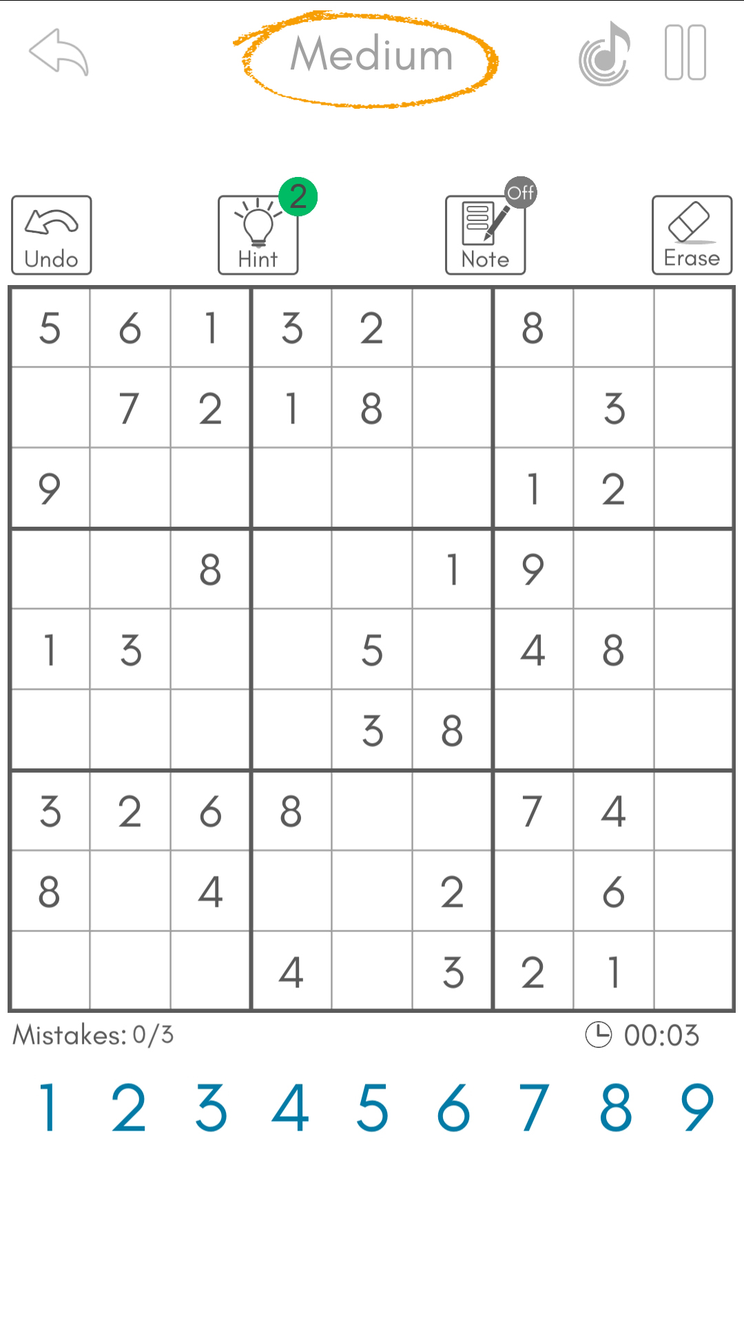 اسکرین شات 3 بازی Sudoku King® - Daily Puzzle