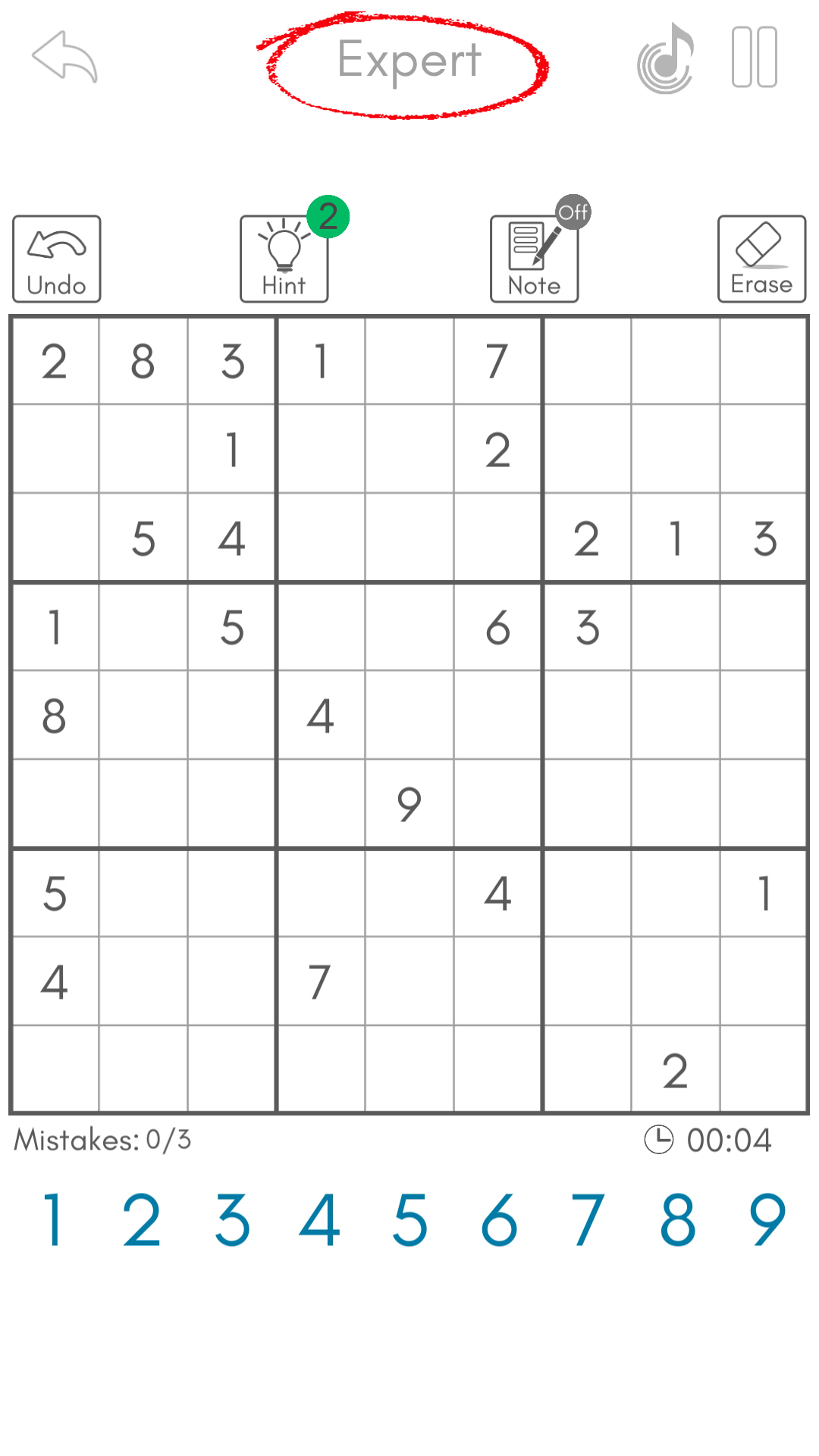 اسکرین شات 4 بازی Sudoku King® - Daily Puzzle