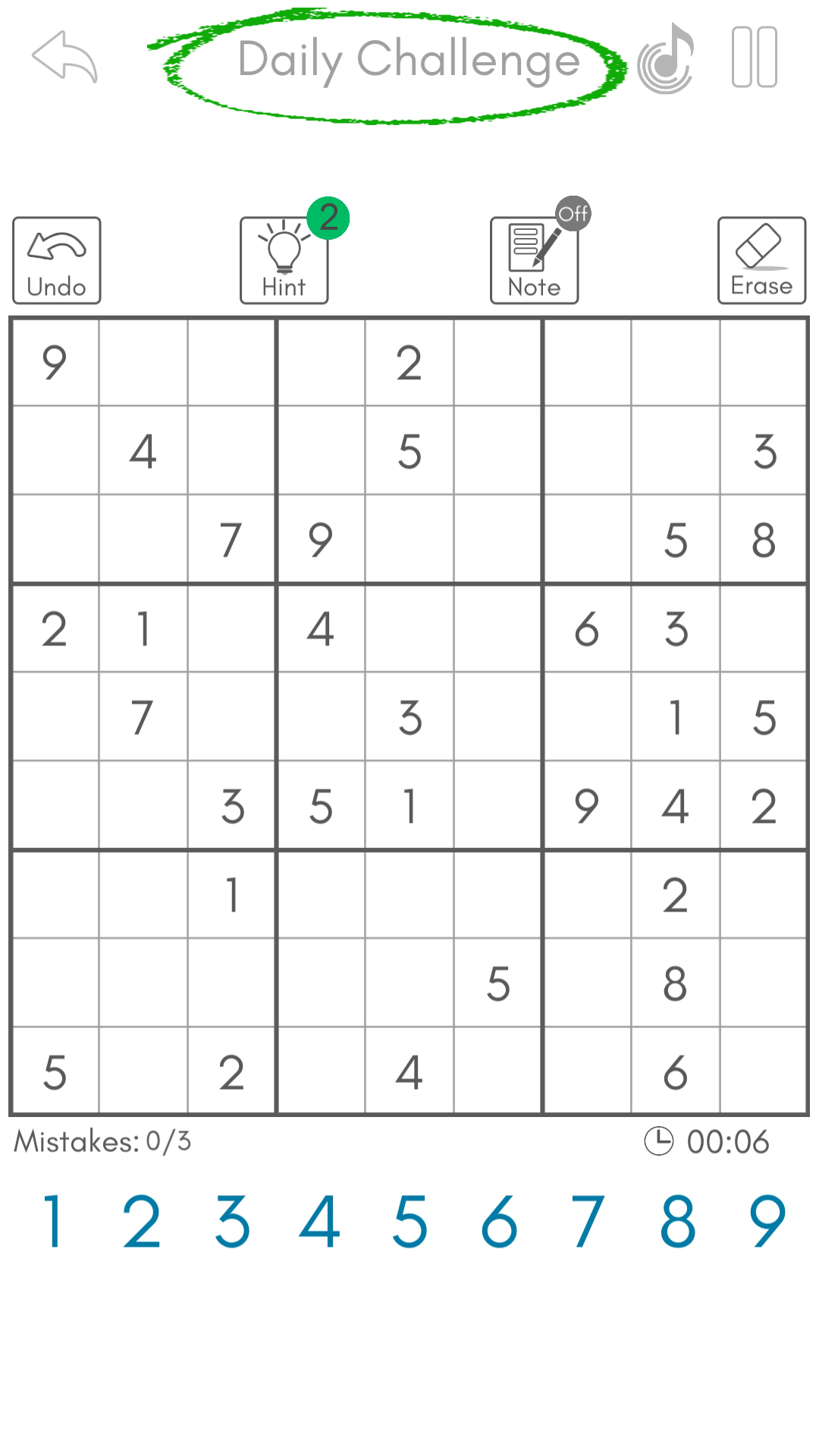 اسکرین شات 1 بازی Sudoku King® - Daily Puzzle