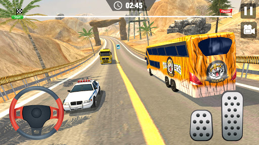 اسکرین شات 2 بازی Offroad Hill Climb Bus Racing 2021