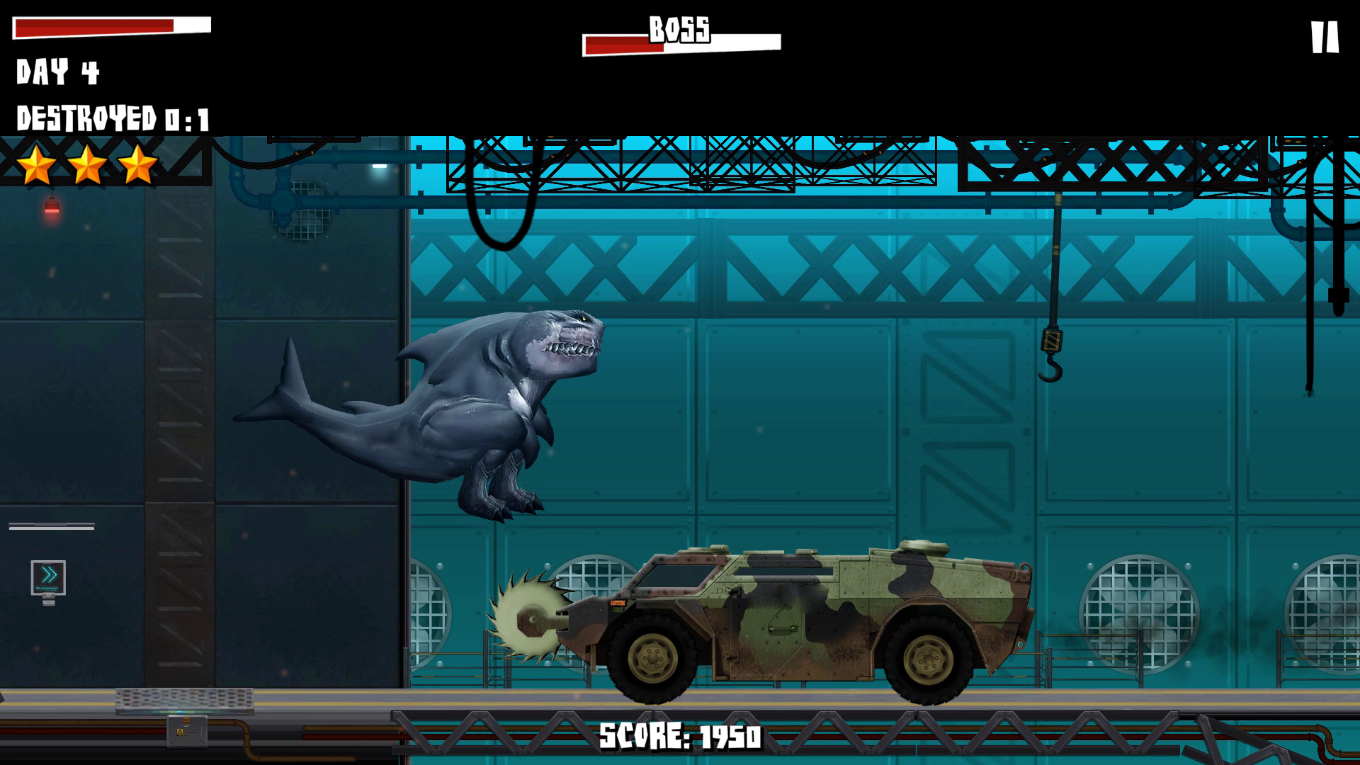 اسکرین شات 3 بازی Sharkosaurus Rampage