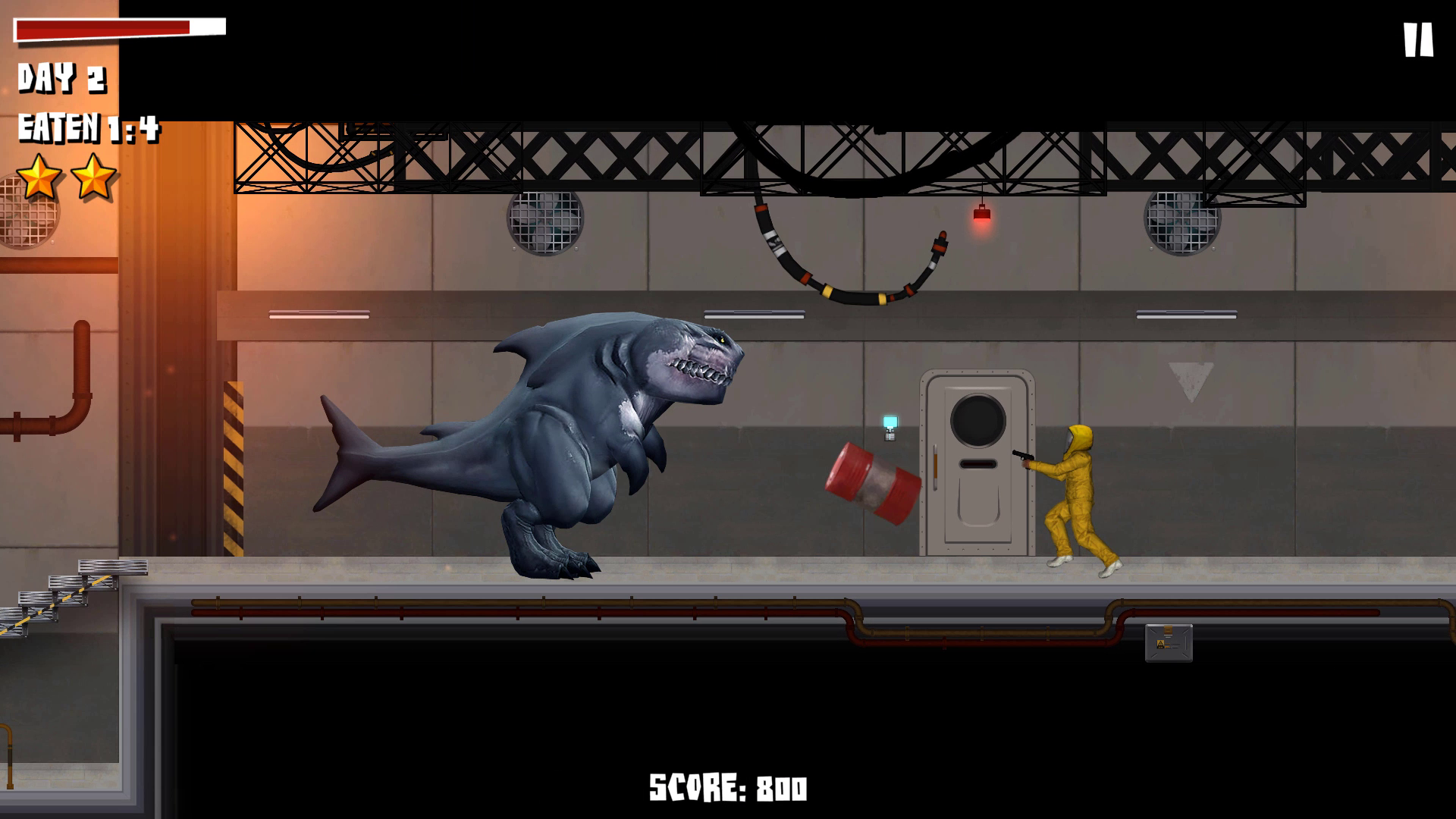 اسکرین شات 2 بازی Sharkosaurus Rampage