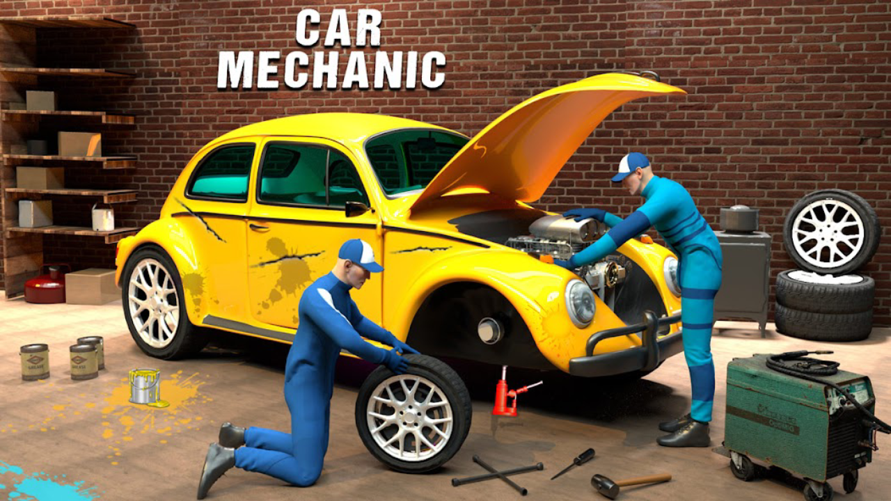 اسکرین شات 1 بازی Car Mechanic - Car Wash Games