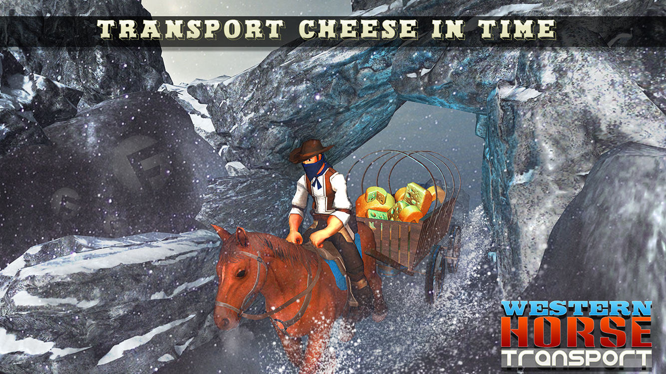 اسکرین شات 1 بازی Snow Taxi Horse Transport Sim