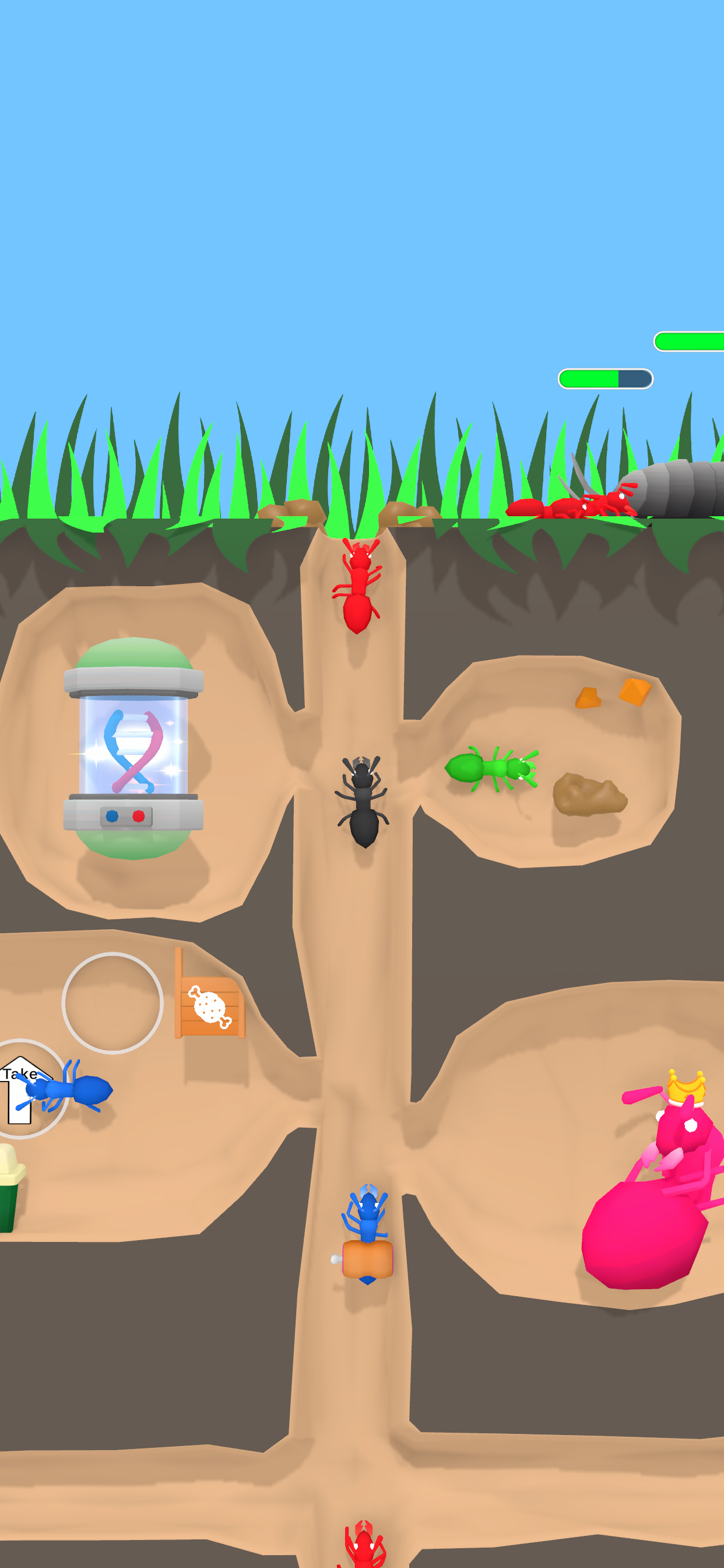 اسکرین شات 1 بازی Empire of Ants - Idle Game
