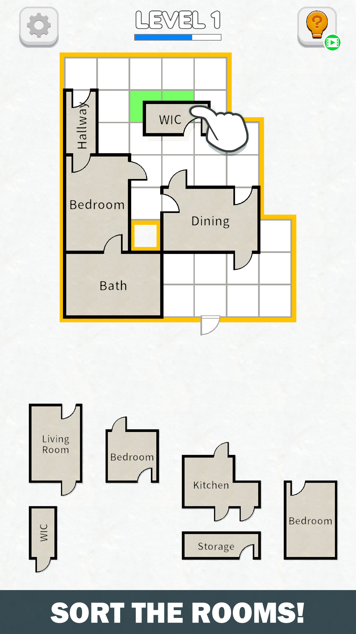 اسکرین شات 2 بازی Room Sort - Floor Plan Game