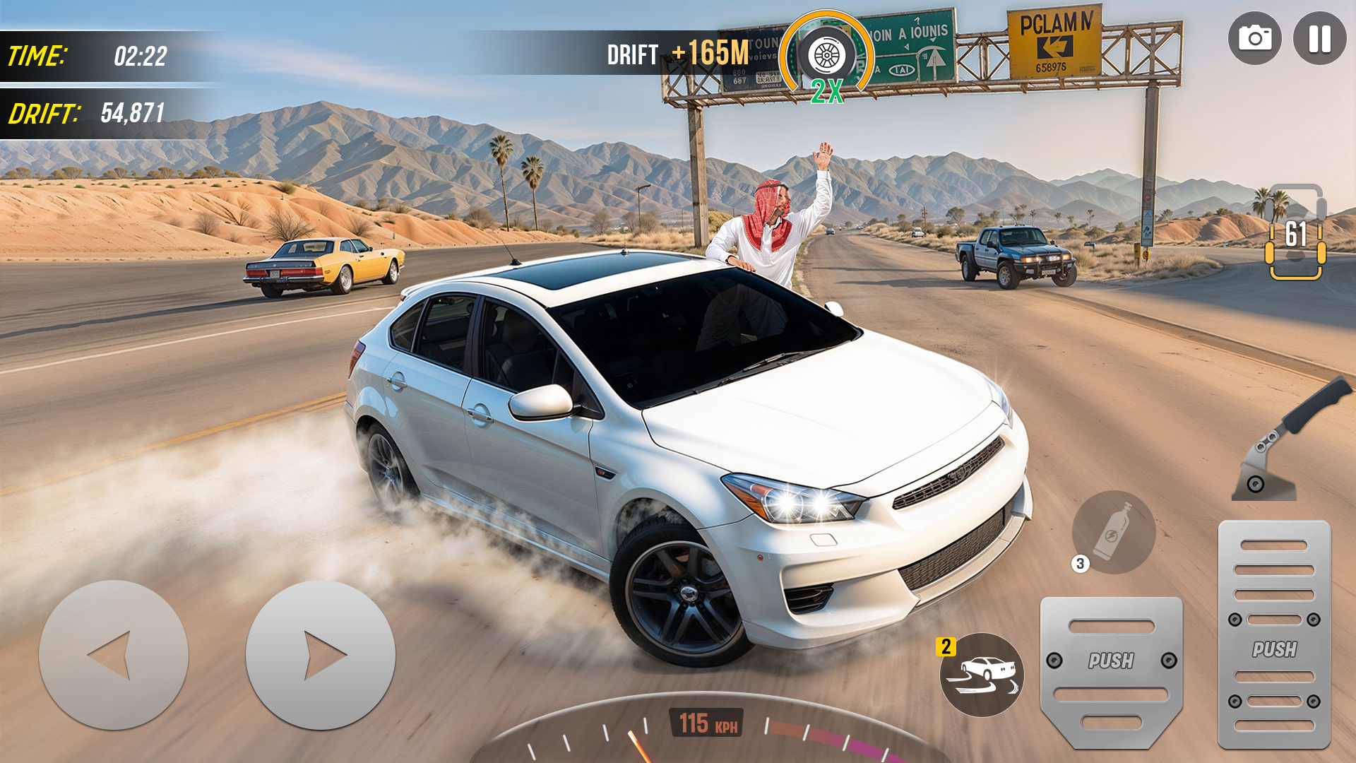 اسکرین شات 1 بازی Highway Drifting Car Games 3D