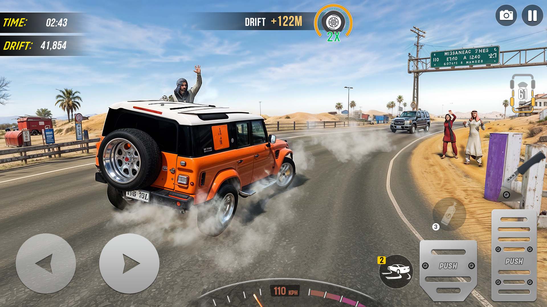 اسکرین شات 5 بازی Highway Drifting Car Games 3D