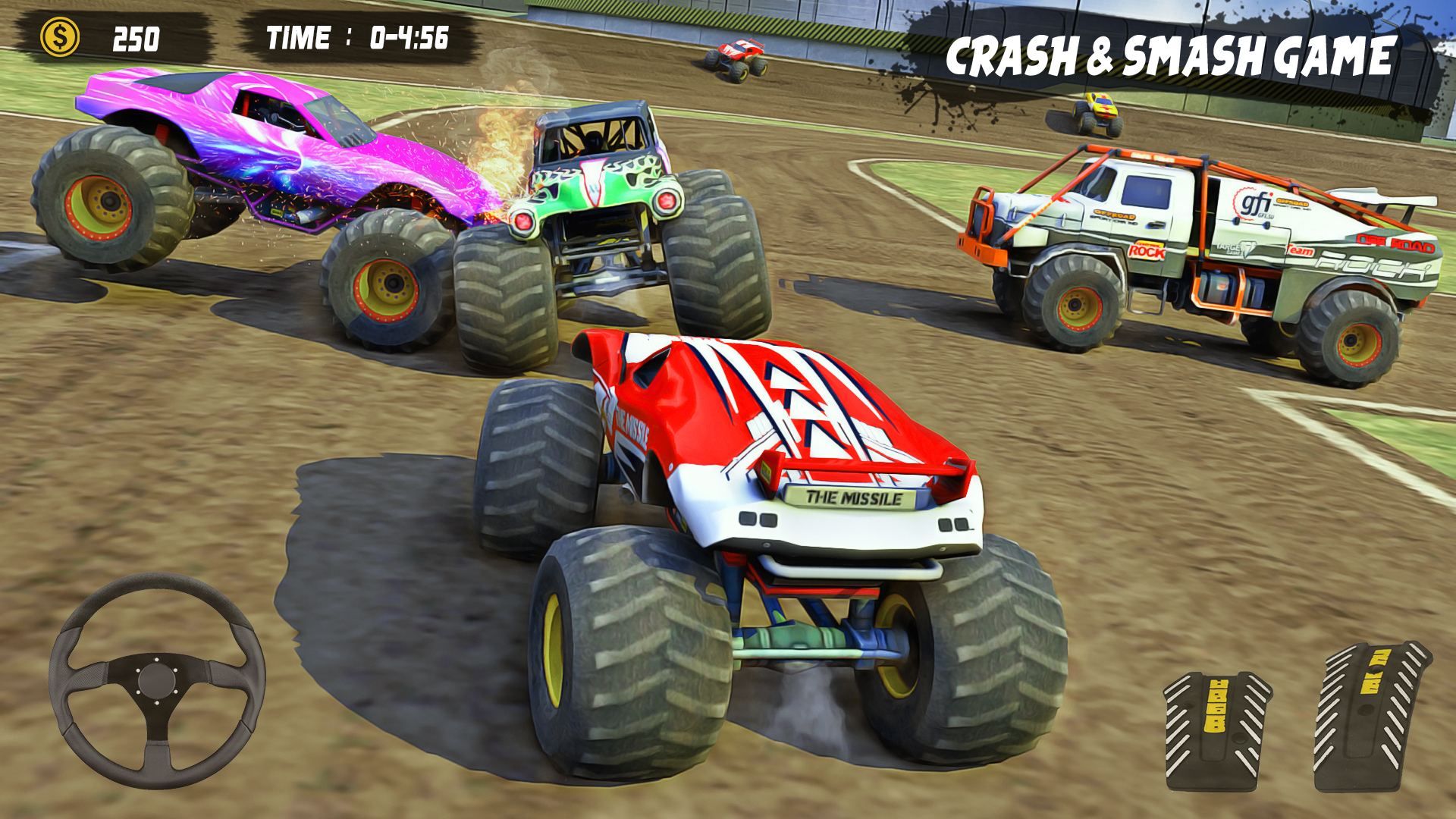 اسکرین شات 1 بازی Demolition Derby Truck Games