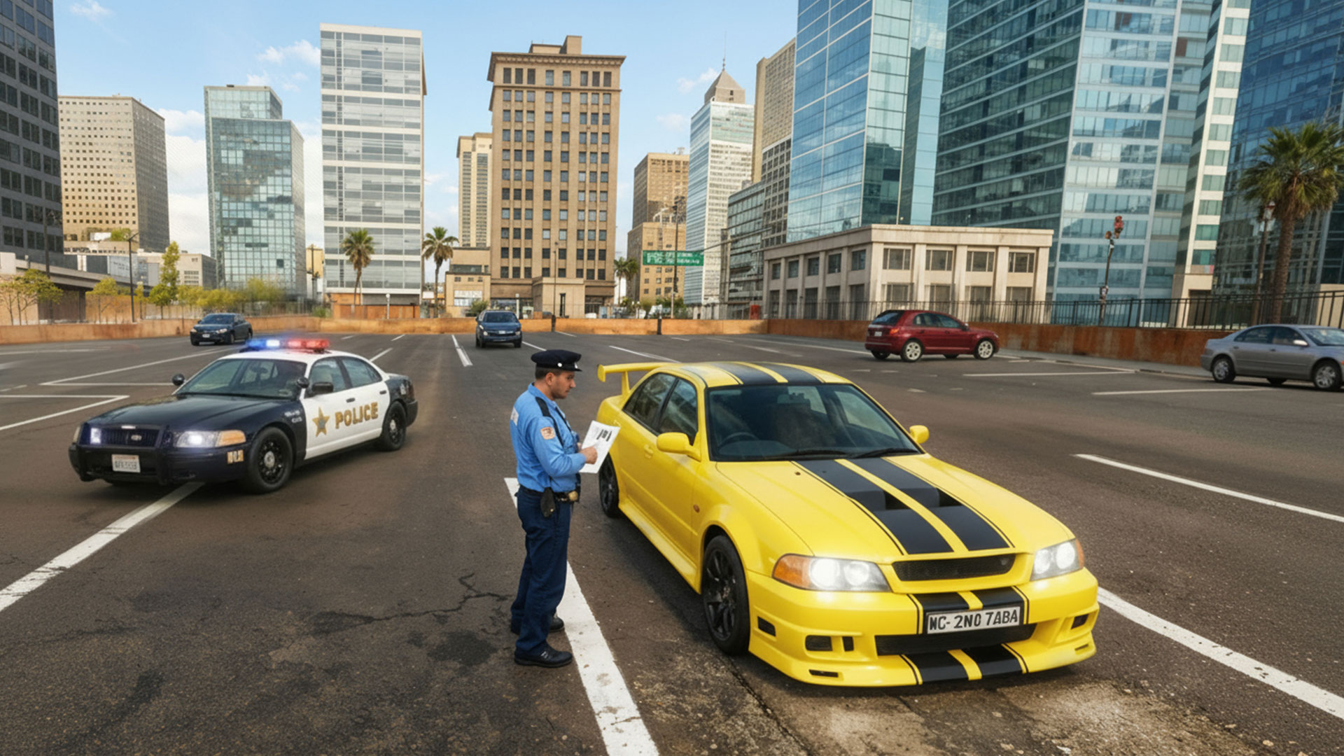 اسکرین شات 5 بازی NYPD Police Car Driving Games