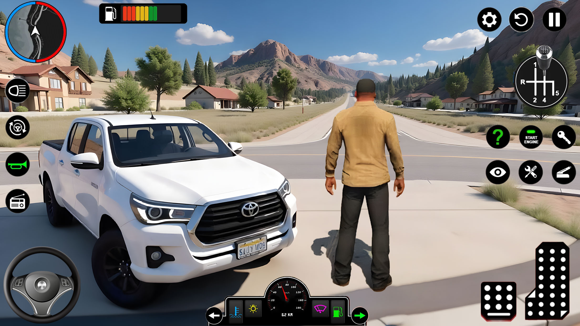 اسکرین شات 1 بازی Long Road Trip Car Sim Drive