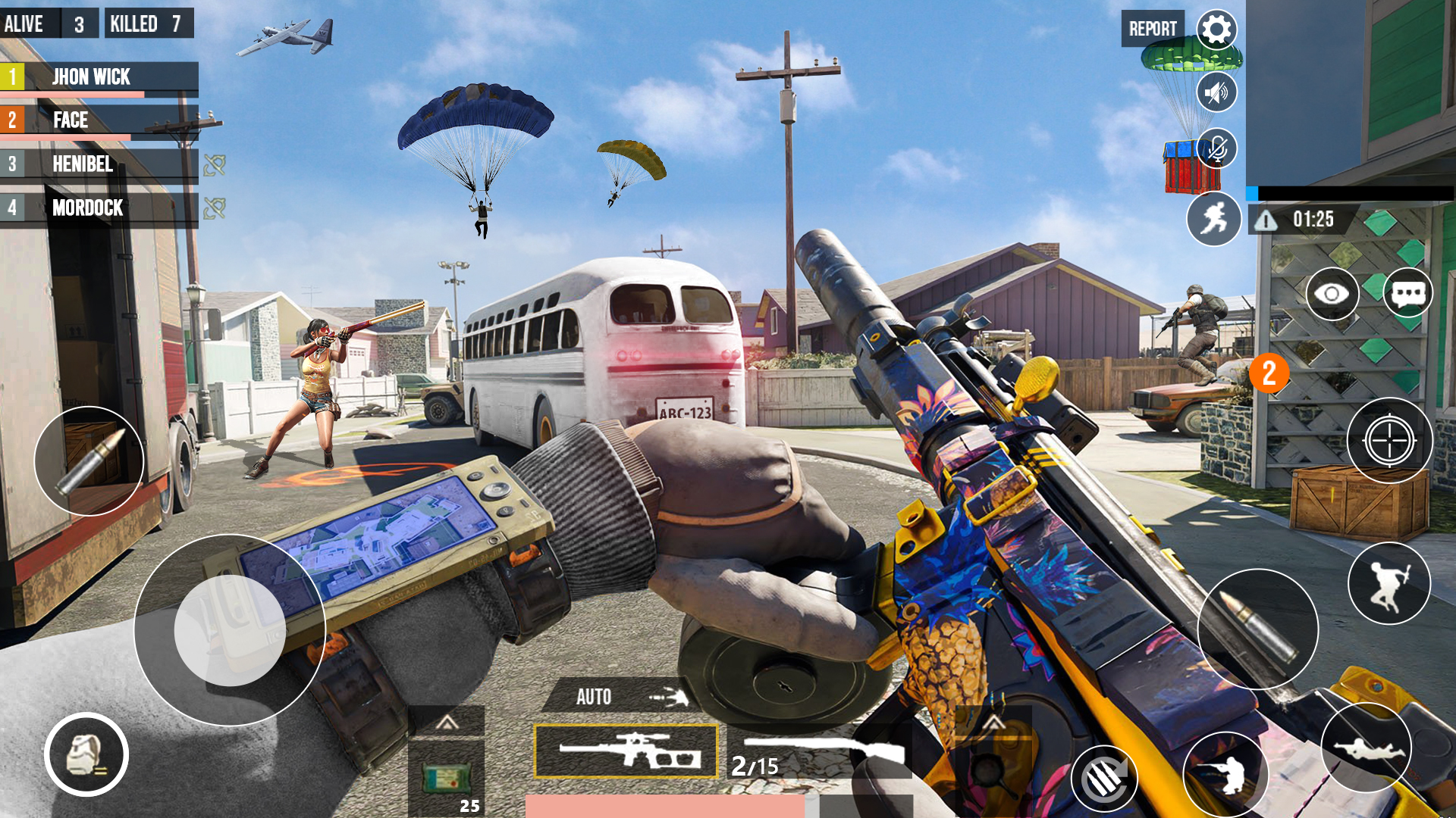 اسکرین شات 1 بازی US Army Attack Shooting Games