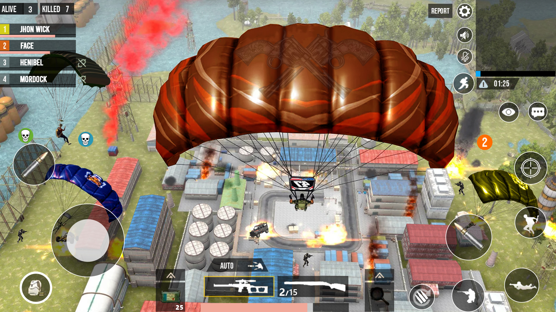 اسکرین شات 3 بازی US Army Attack Shooting Games