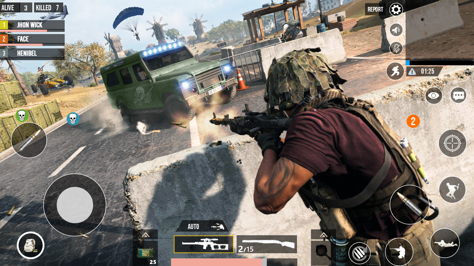 اسکرین شات 4 بازی US Army Attack Shooting Games
