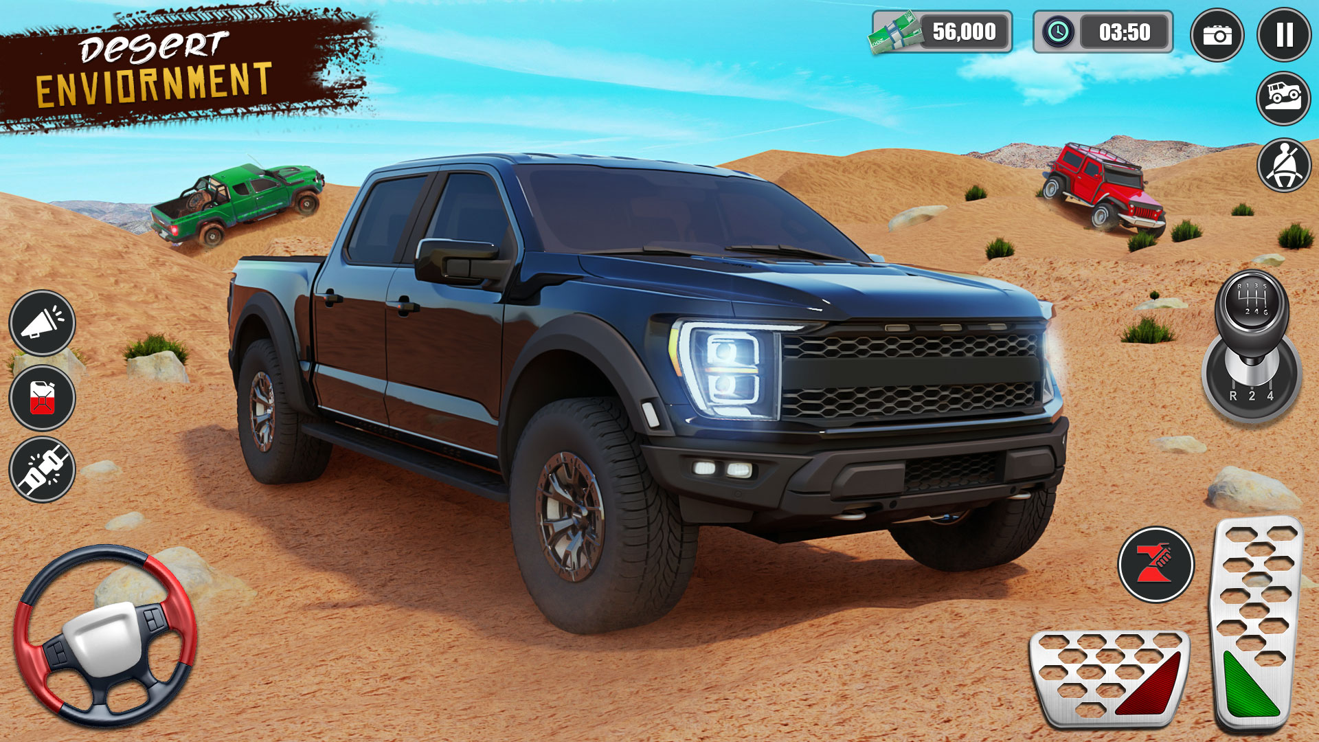 اسکرین شات 1 بازی Offroad Jeep Games 4x4 Truck