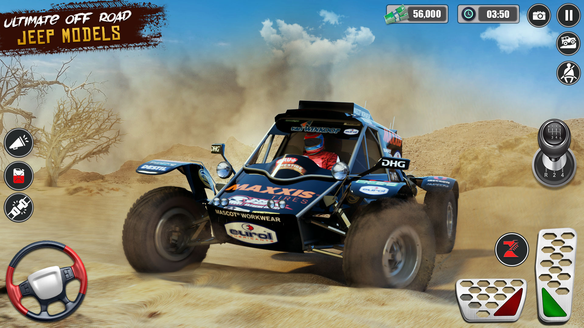 اسکرین شات 3 بازی Offroad Jeep Games 4x4 Truck