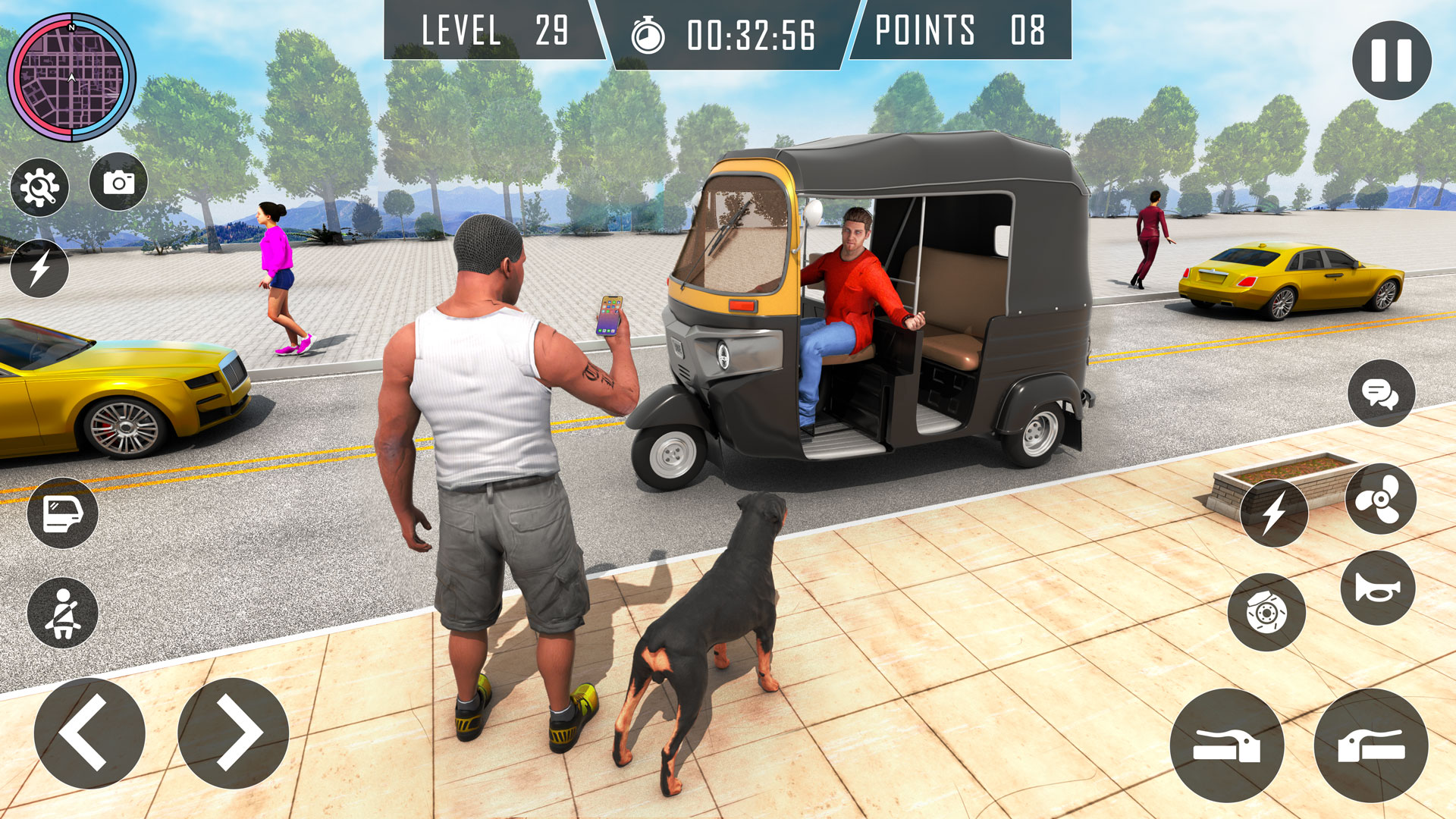 اسکرین شات 1 برنامه Tuk Tuk Auto Rickshaw Games