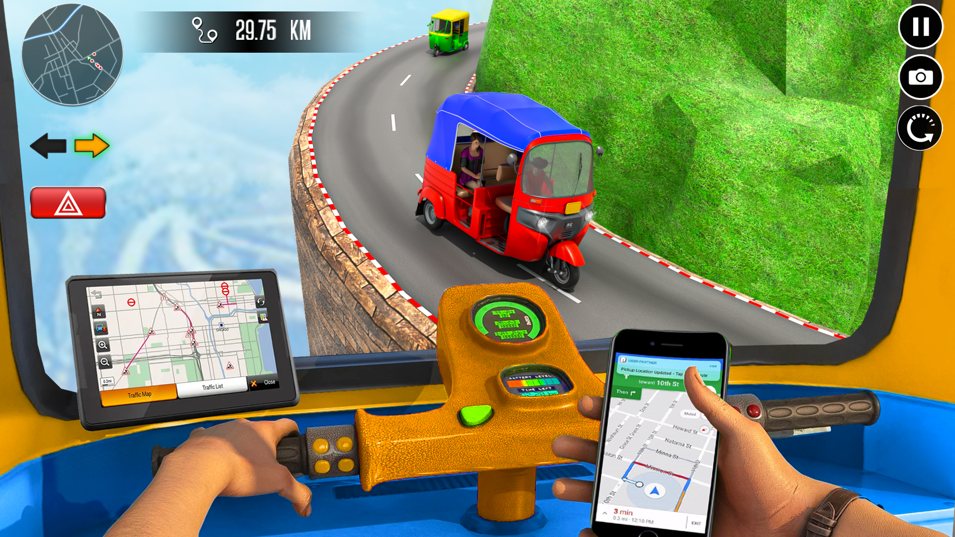 اسکرین شات 7 برنامه Tuk Tuk Auto Rickshaw Games