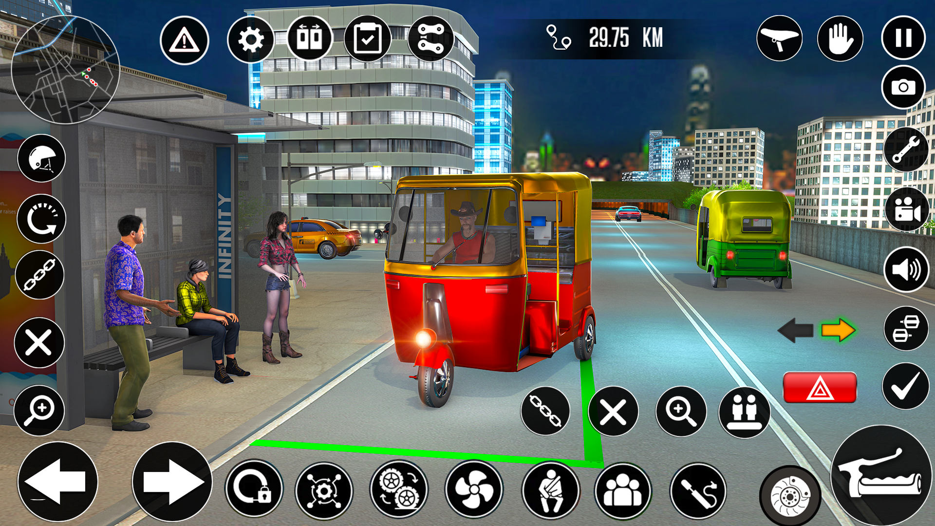 اسکرین شات 4 برنامه Tuk Tuk Auto Rickshaw Games