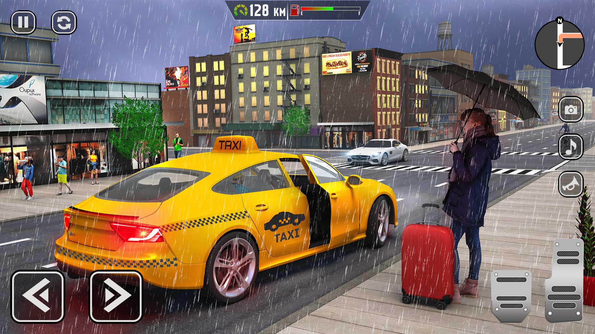 اسکرین شات 2 برنامه Taxi Games: Taxi Driving Games