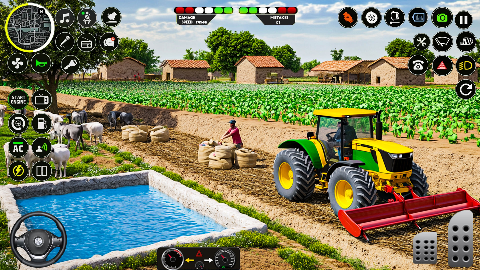 اسکرین شات 1 بازی Tractor Driver Tractor Farming