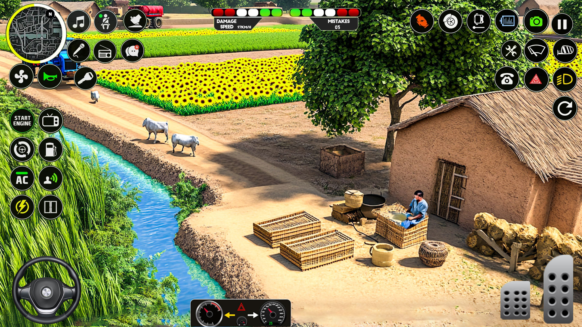 اسکرین شات 2 بازی Tractor Driver Tractor Farming