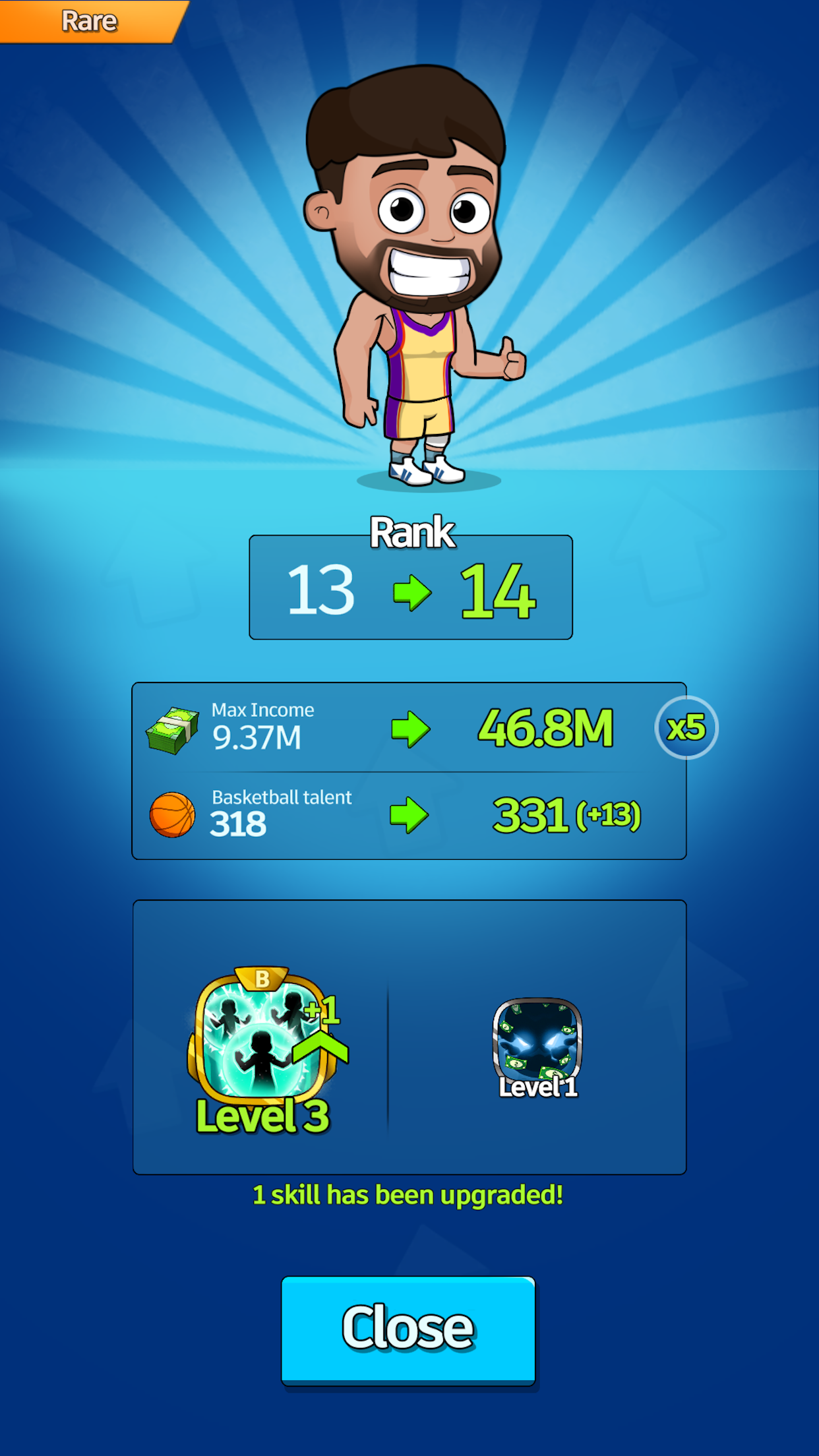 اسکرین شات 8 بازی Idle Five Basketball tycoon