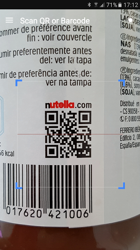 اسکرین شات 2 برنامه QR & Barcode Scanner PRO