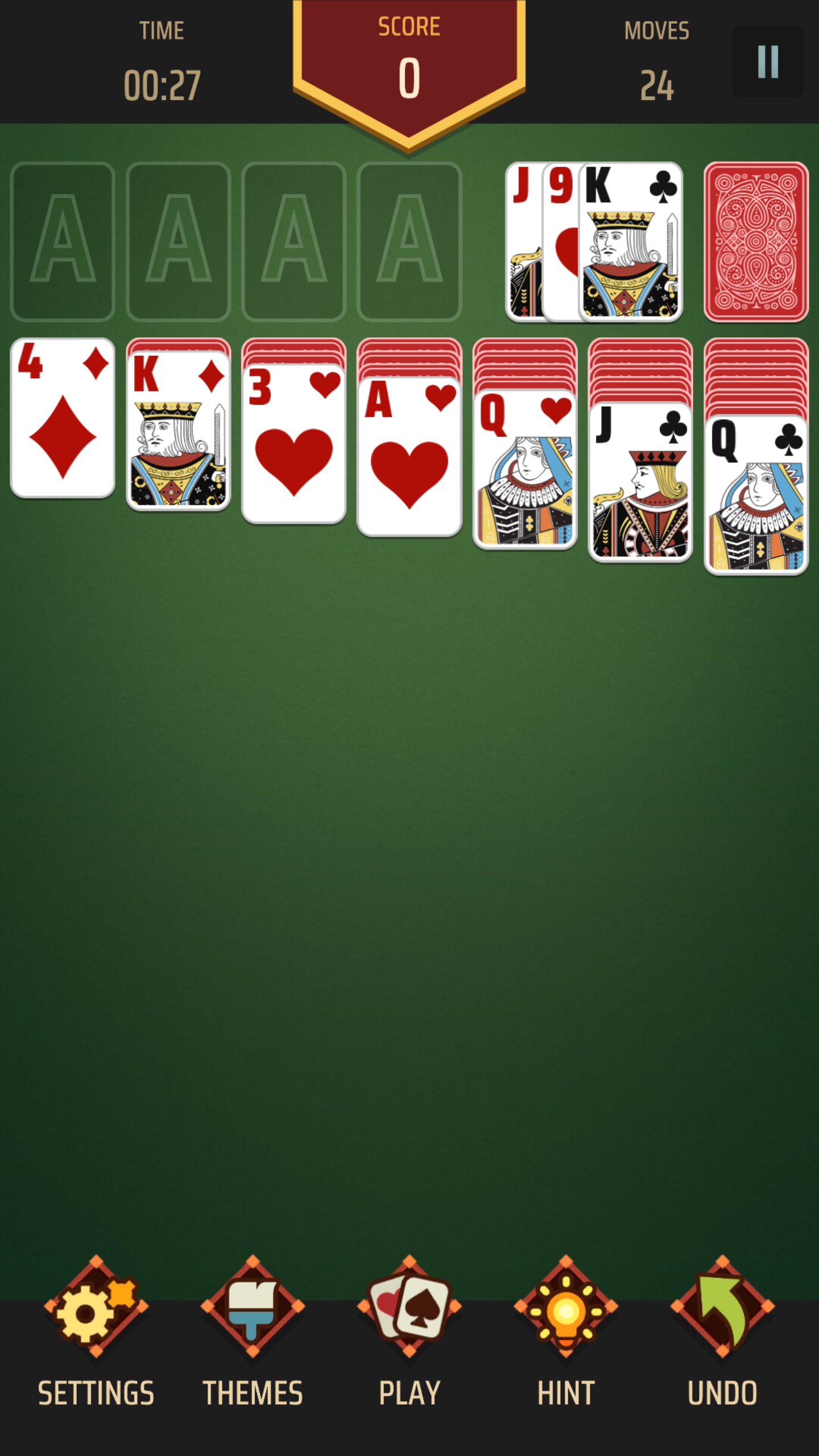 اسکرین شات 1 بازی Solitaire