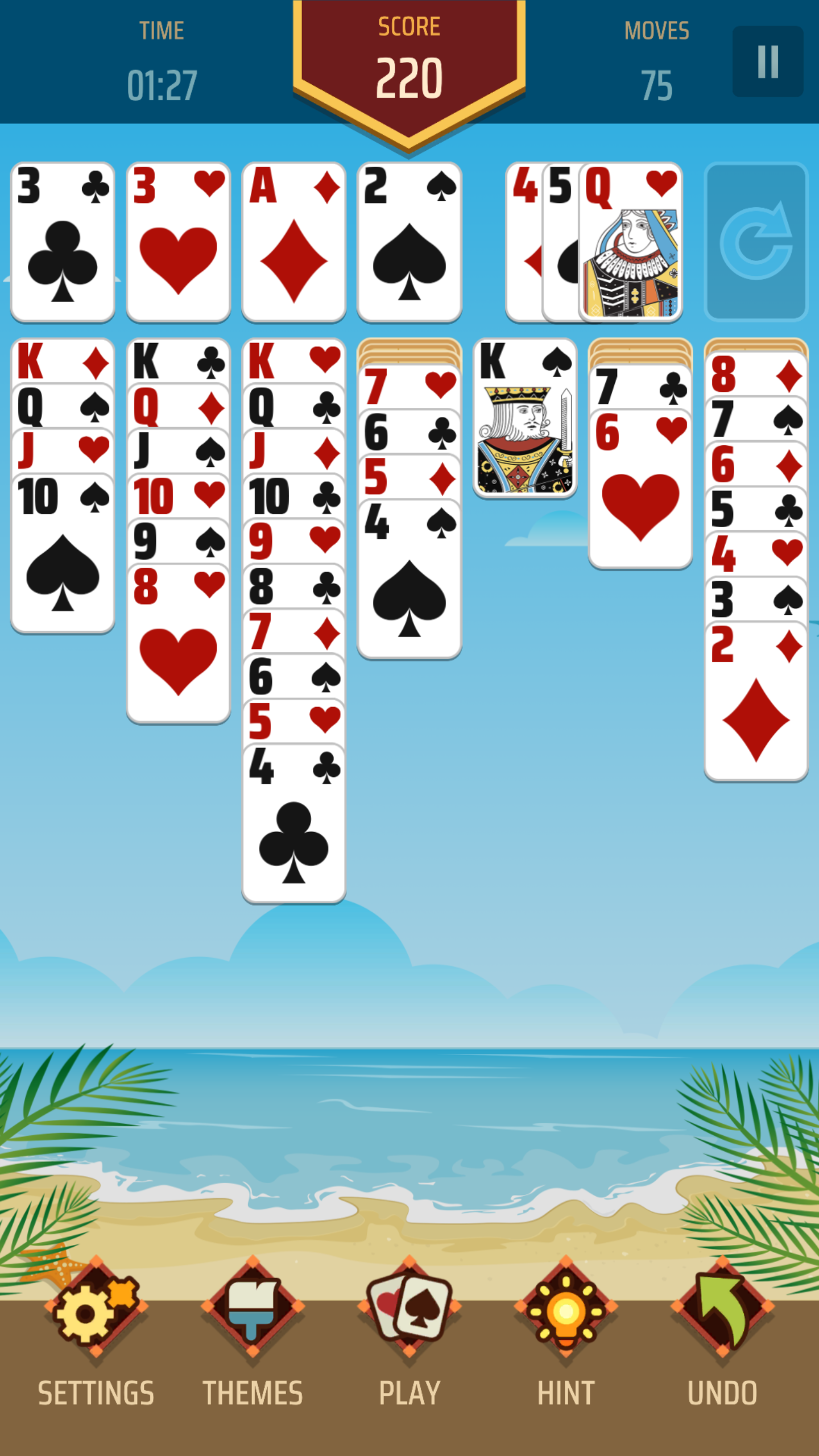 اسکرین شات 3 بازی Solitaire
