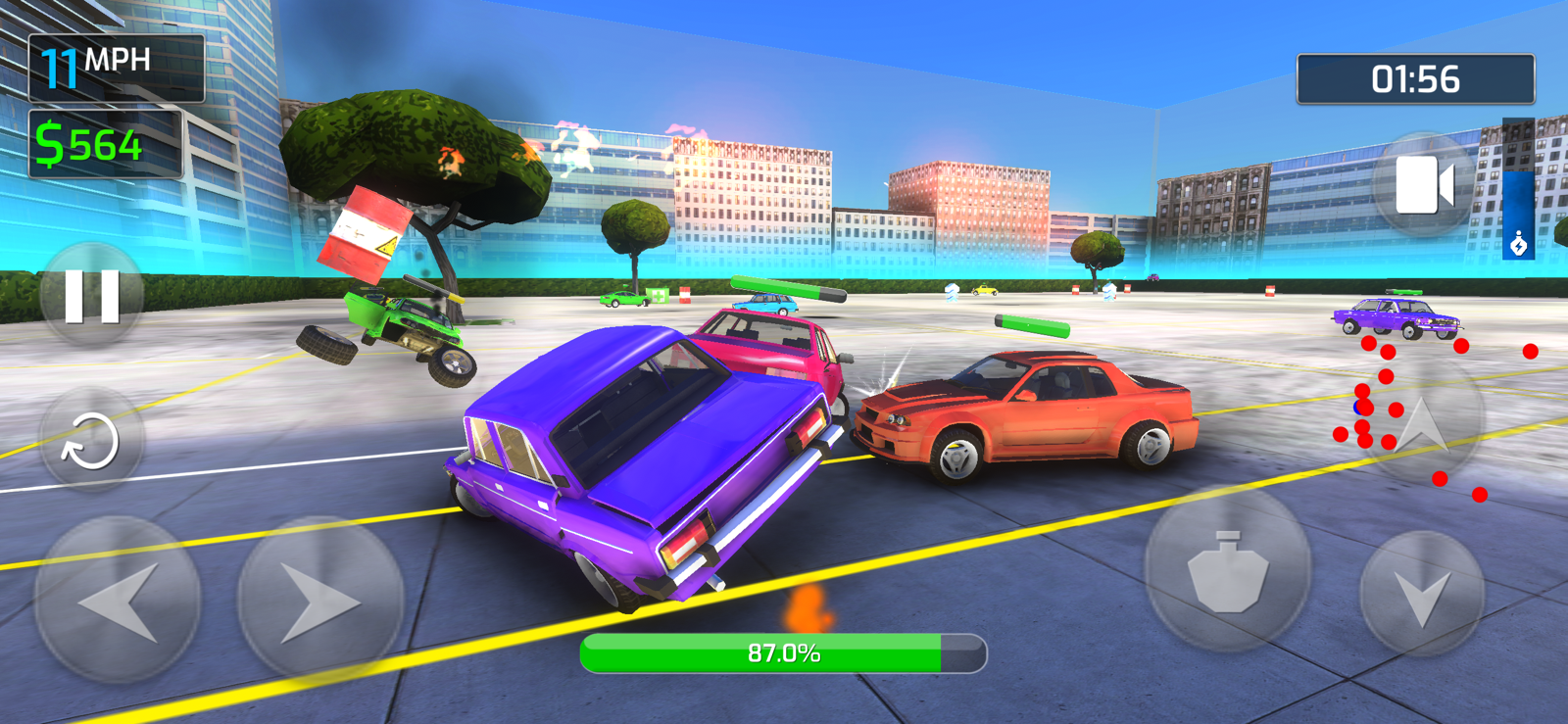 اسکرین شات 1 بازی Car Crash Simulator Royale