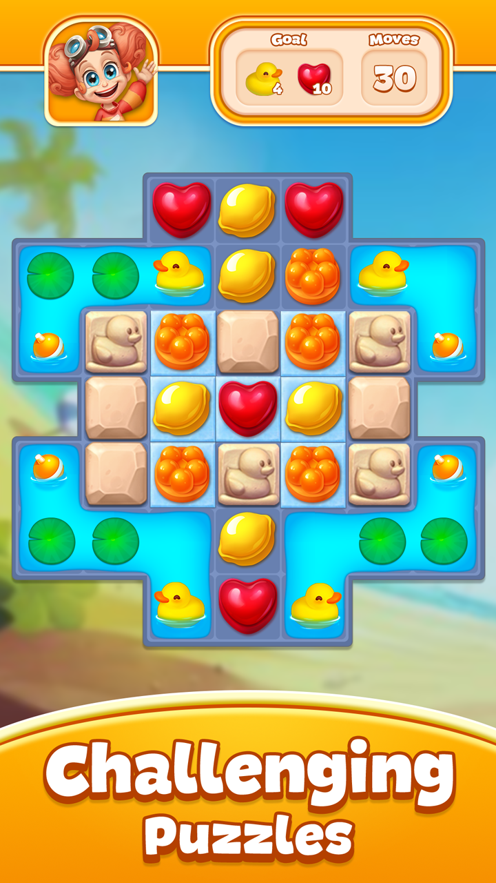 اسکرین شات 4 بازی Candy Pop Story : Match 3