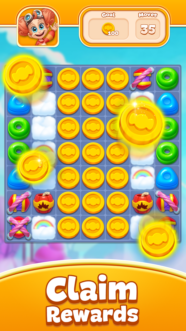 اسکرین شات 5 بازی Candy Pop Story : Match 3