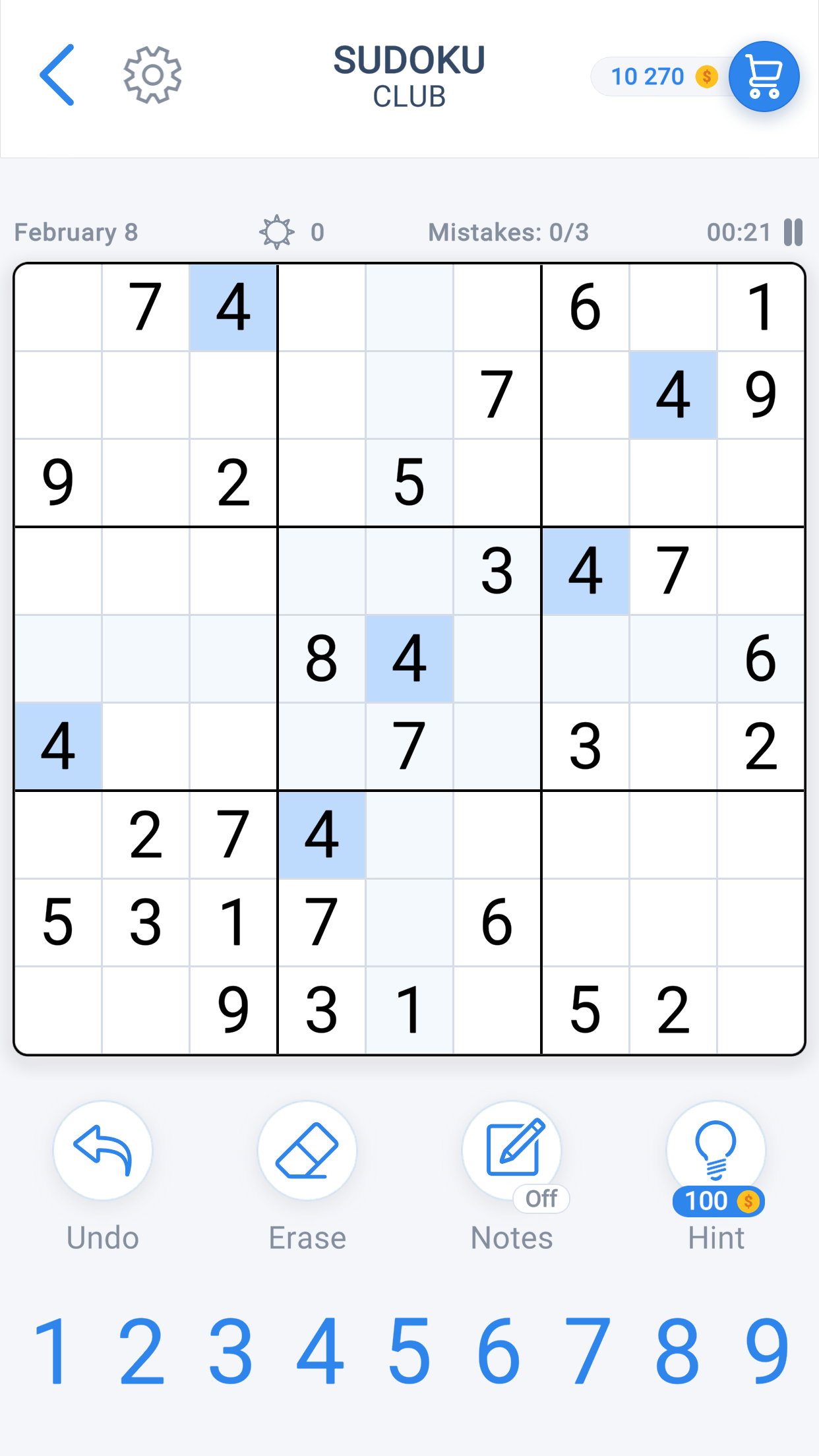 اسکرین شات 1 بازی Sudoku Game - Daily Puzzles