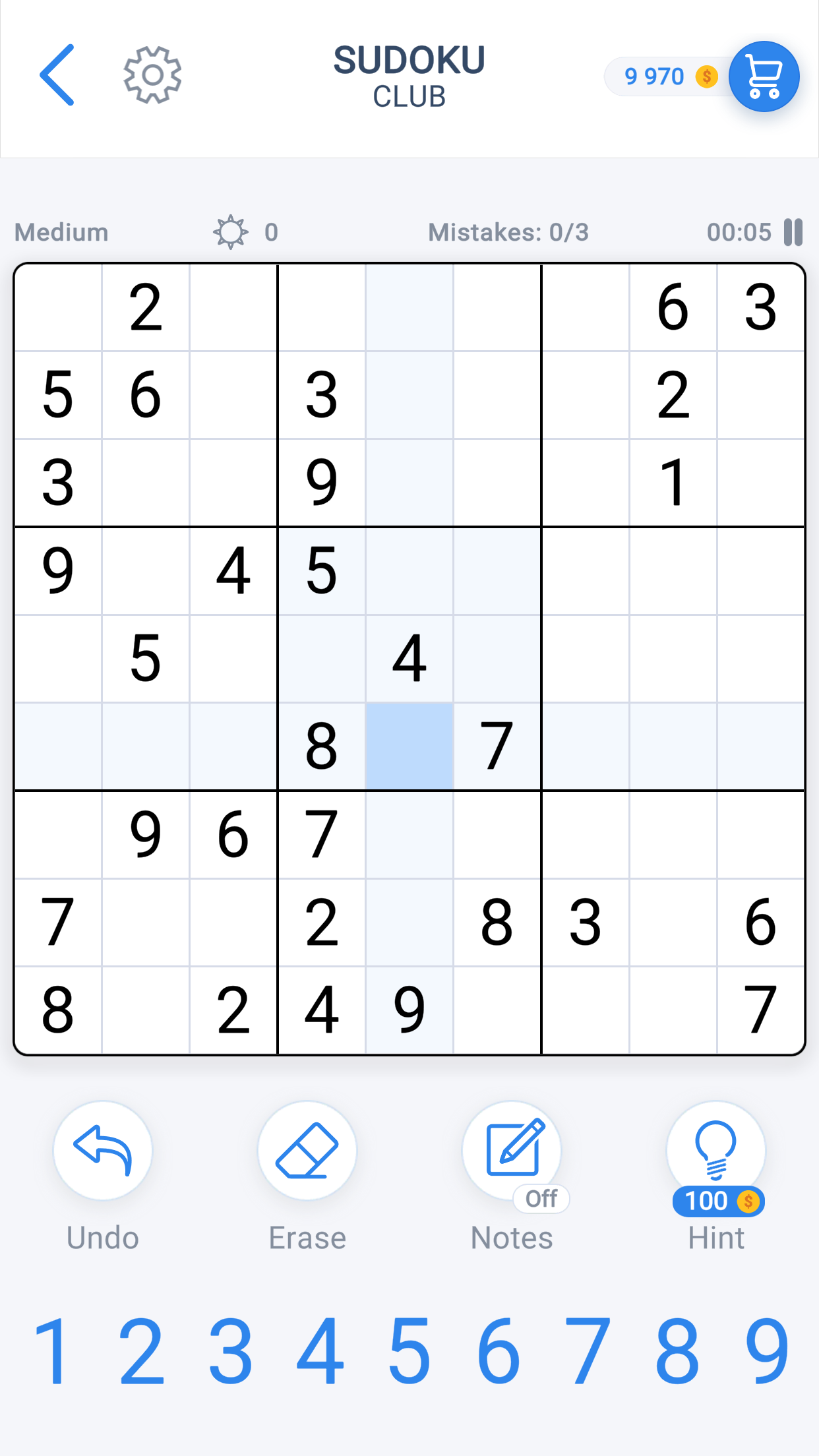 اسکرین شات 3 بازی Sudoku Game - Daily Puzzles