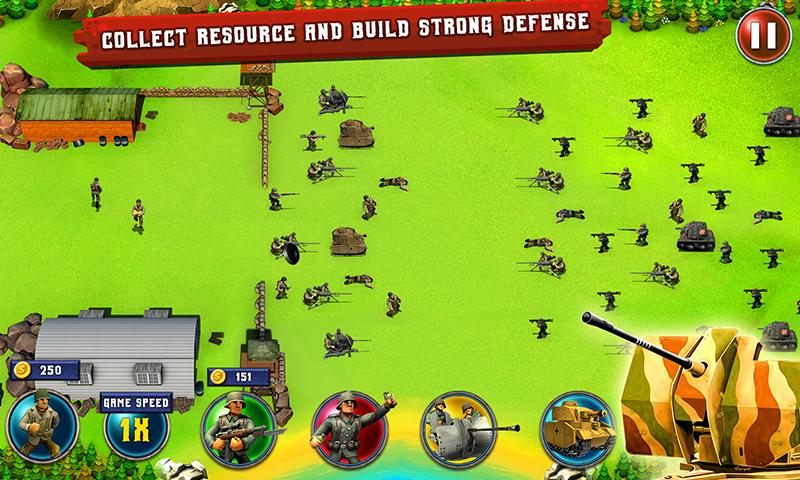 اسکرین شات 1 بازی World War 2 Tower Defense Game