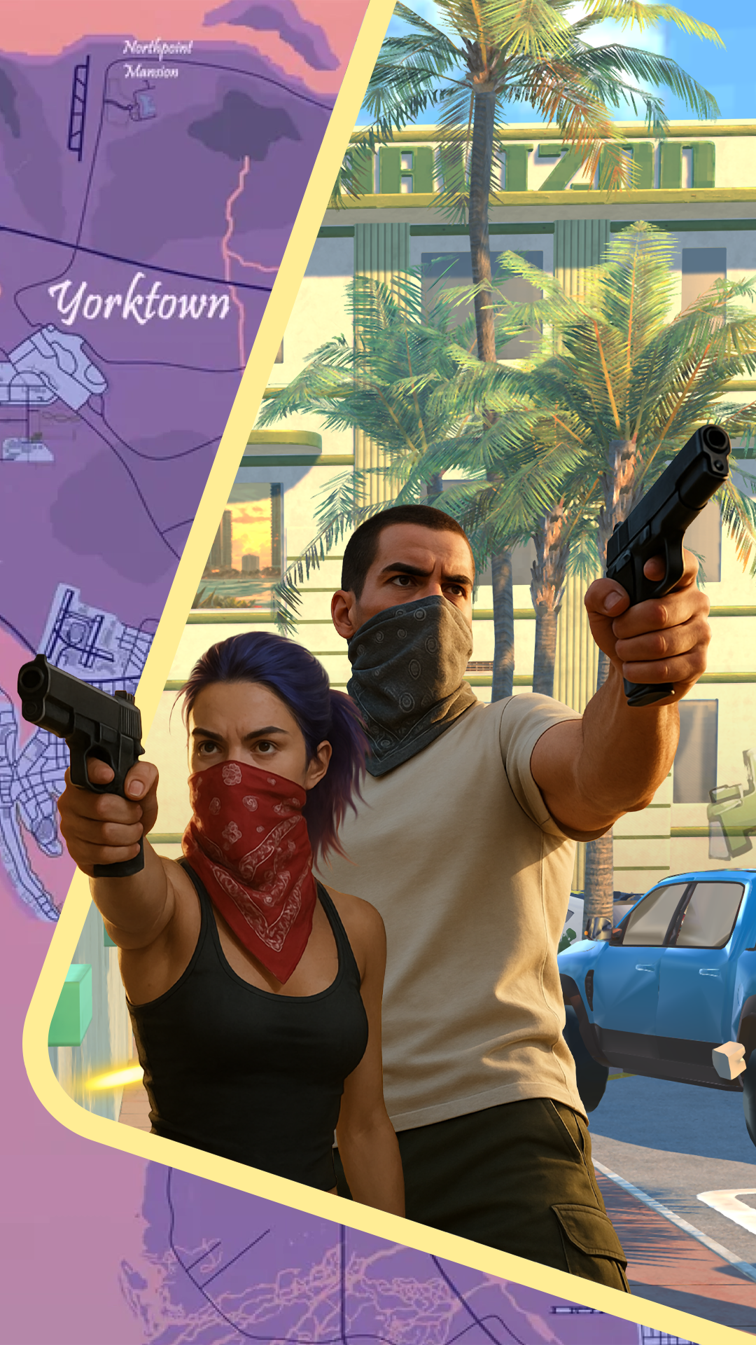 اسکرین شات 1 بازی Gangs of Miami: Crime Shooter