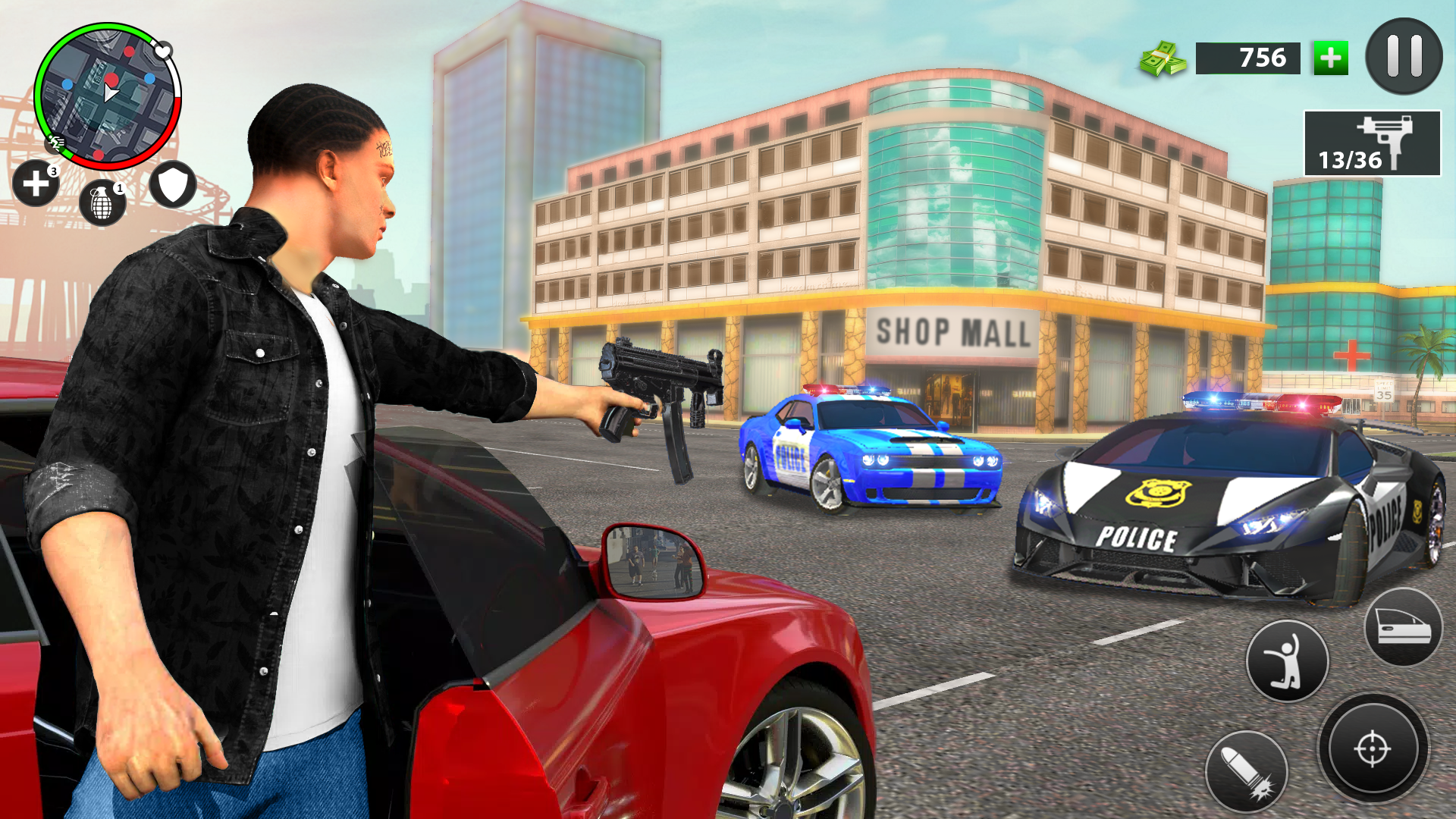 اسکرین شات 5 بازی Real Grand Gangster Crime City