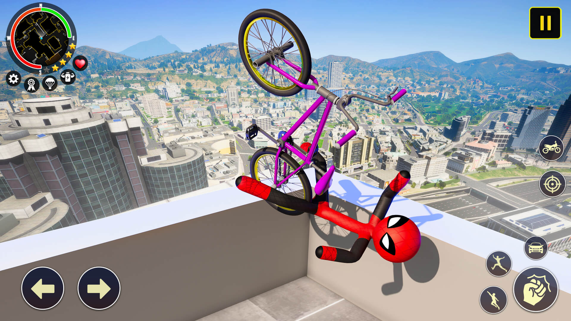 اسکرین شات 4 بازی Merge Rope Hero : Vice Town