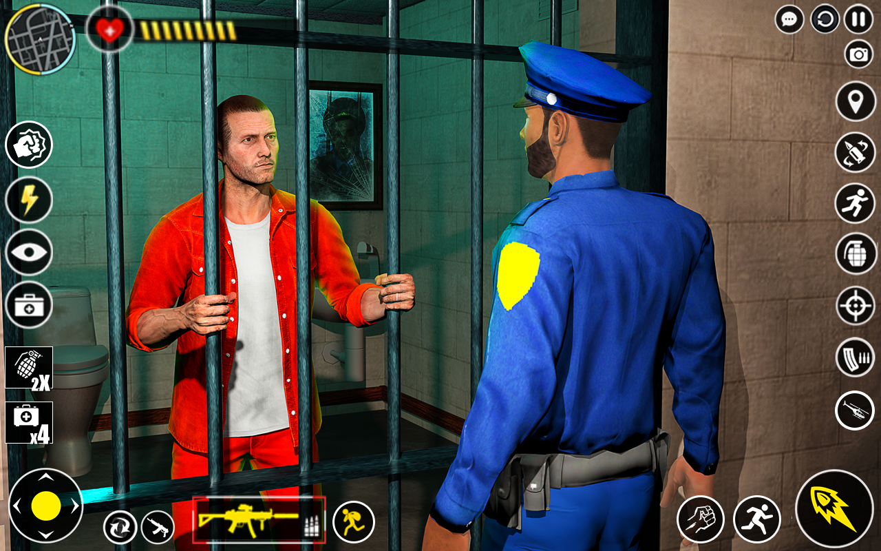 اسکرین شات 1 برنامه Prison Escape Grand Jail Break