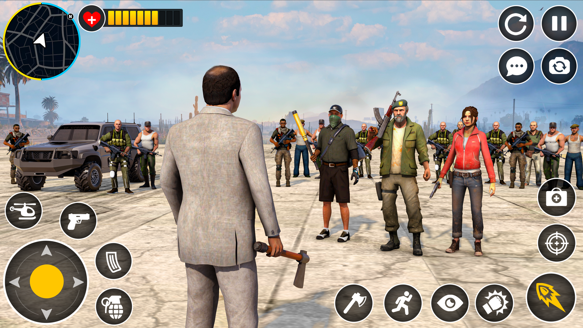 اسکرین شات 1 برنامه Grand Mafia Vegas Simulator