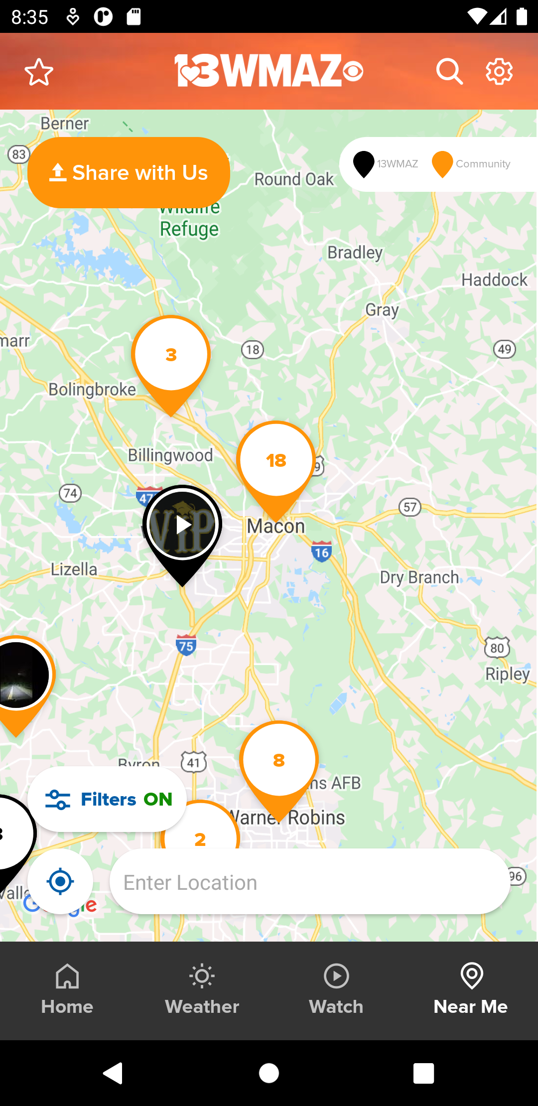 اسکرین شات 4 برنامه 13WMAZ: Central Georgia News